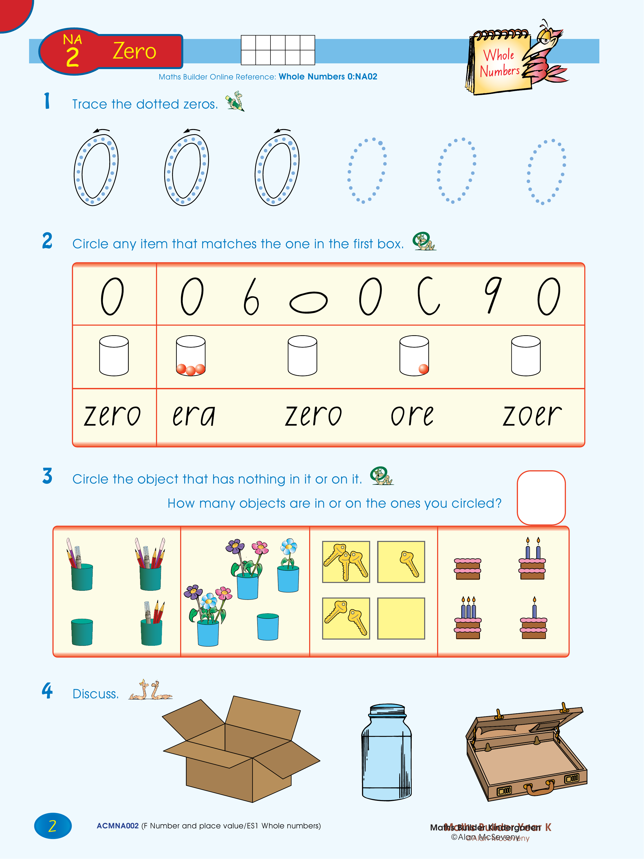 Zero — worksheet preview