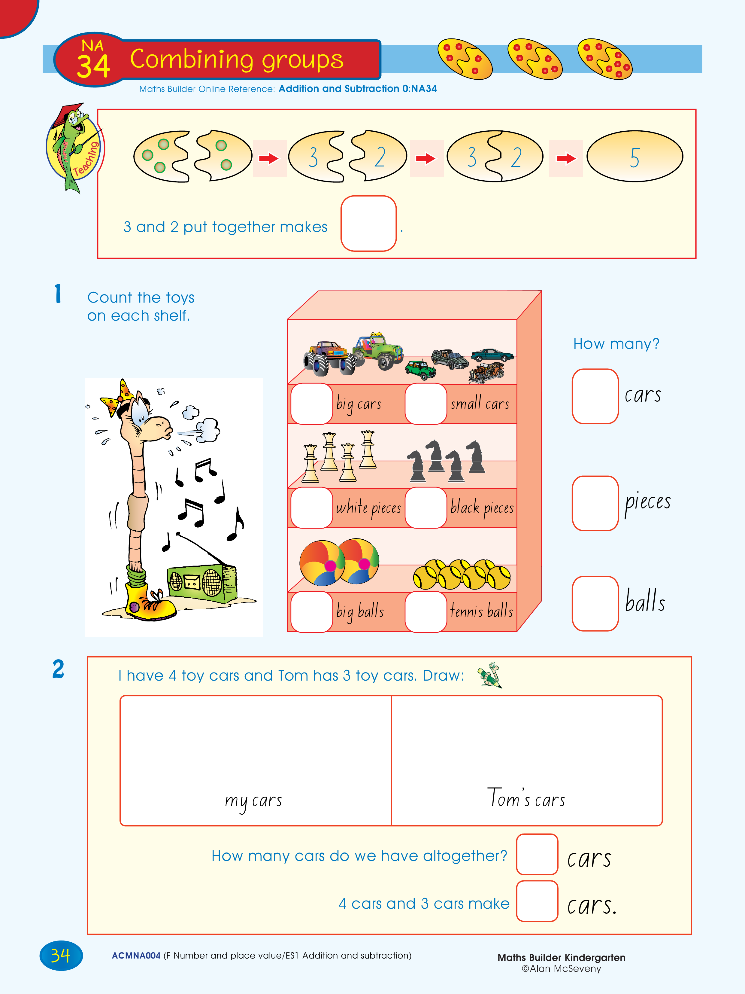 Combining groups — worksheet preview