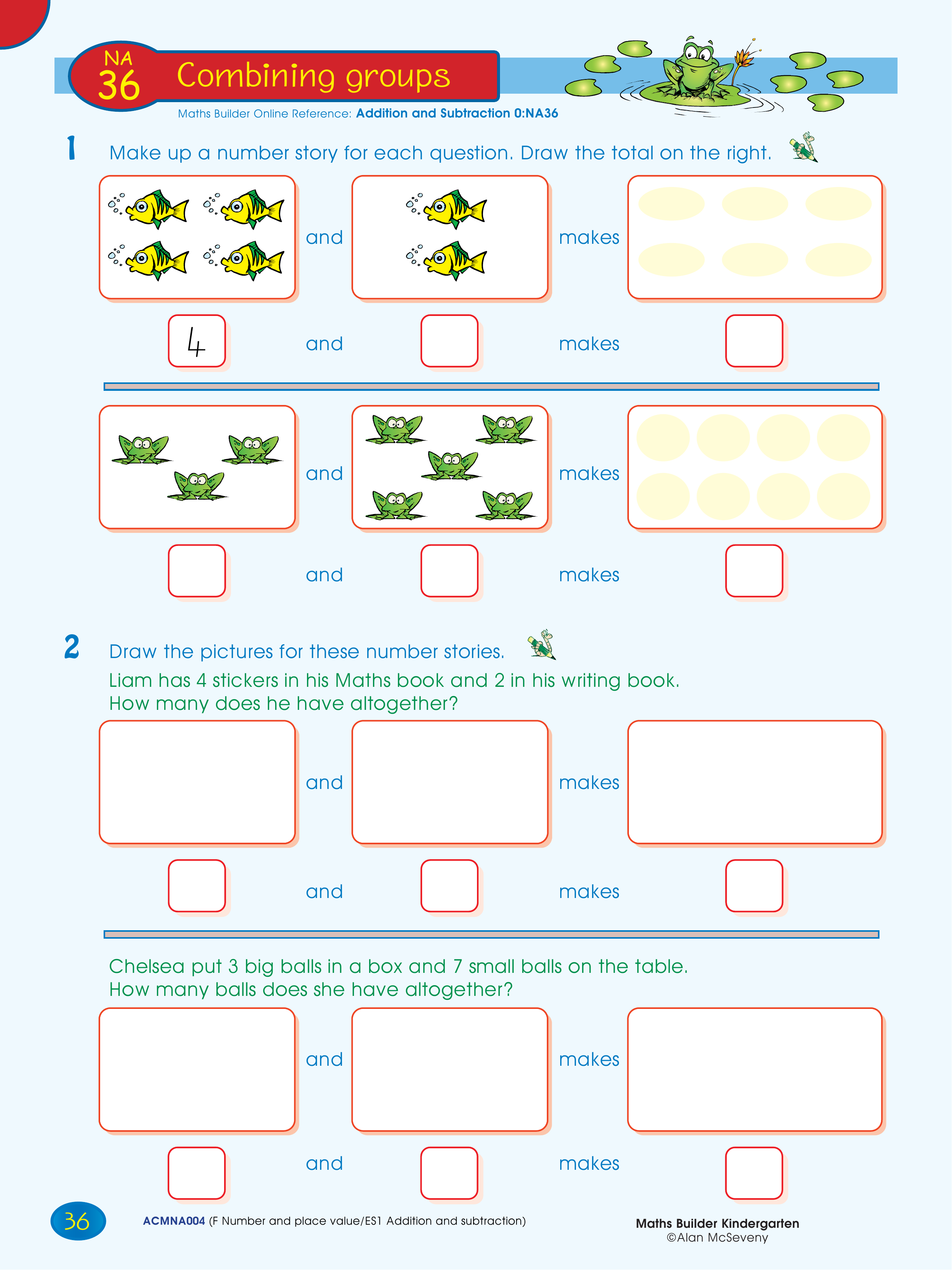 Combining groups — worksheet preview