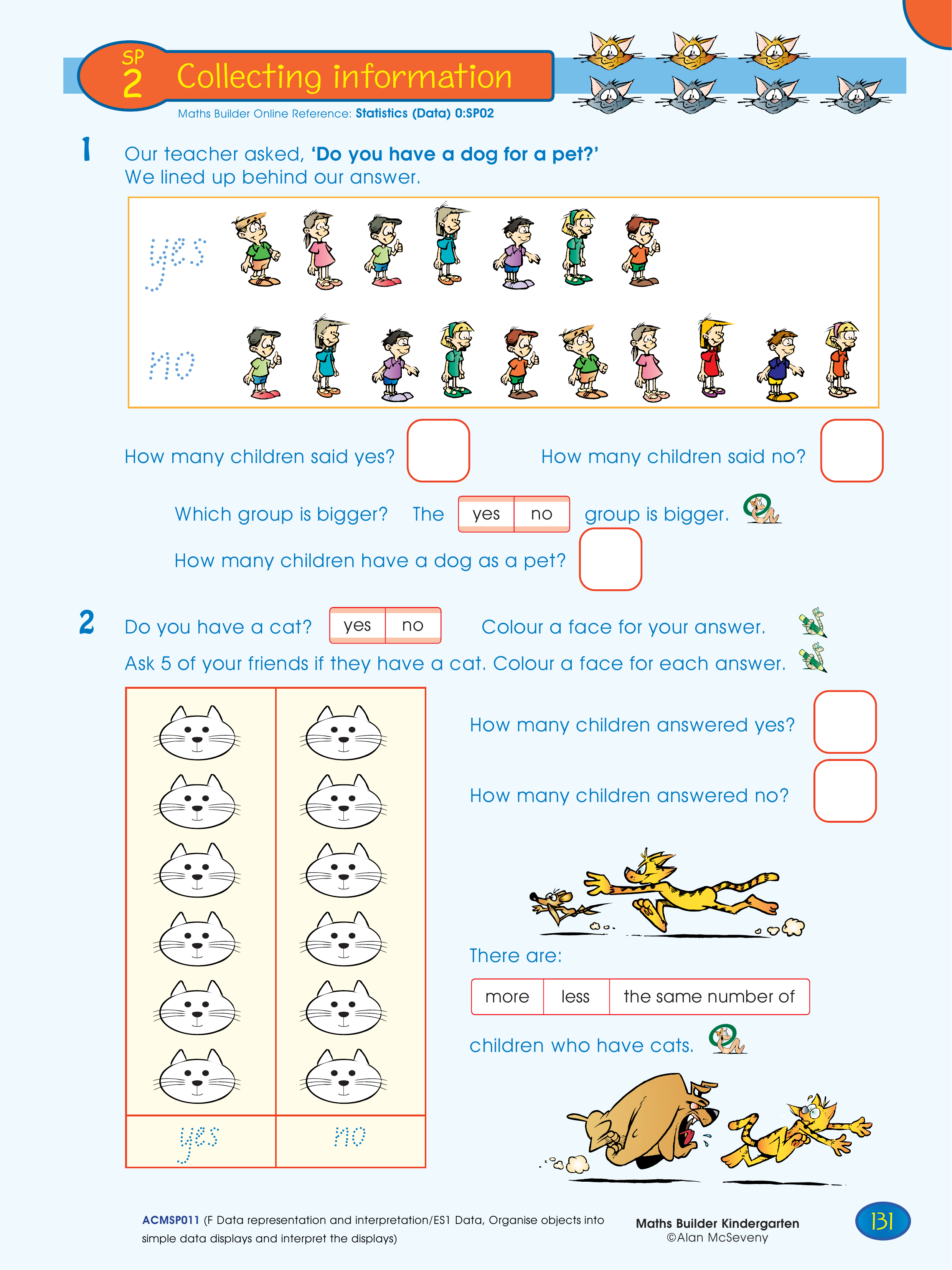 Collecting information — worksheet preview
