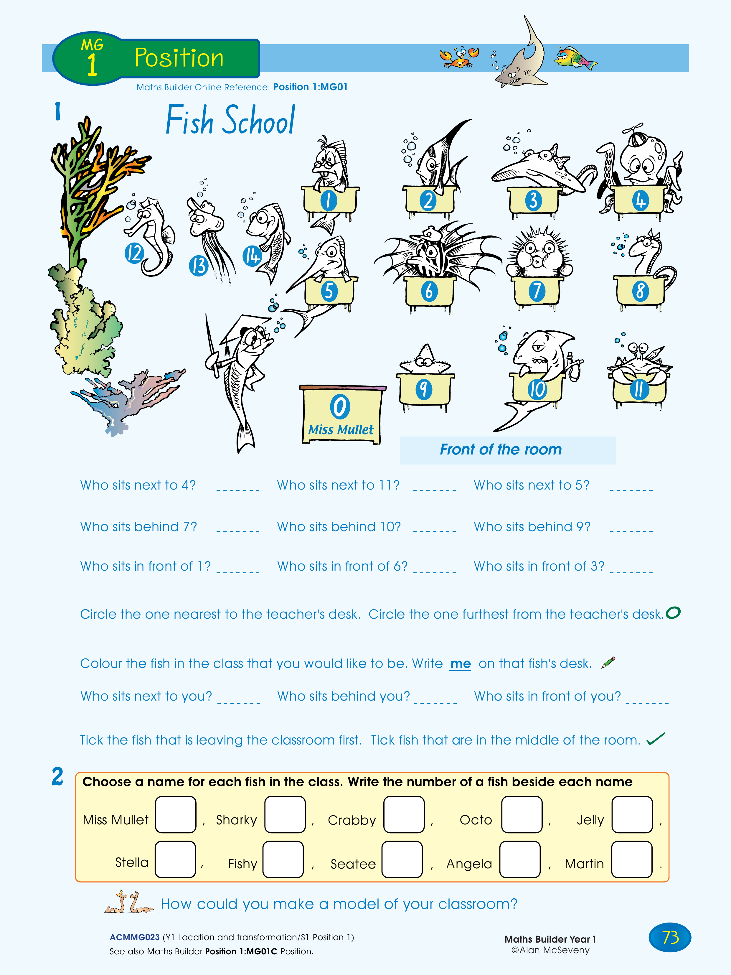 Position — worksheet preview