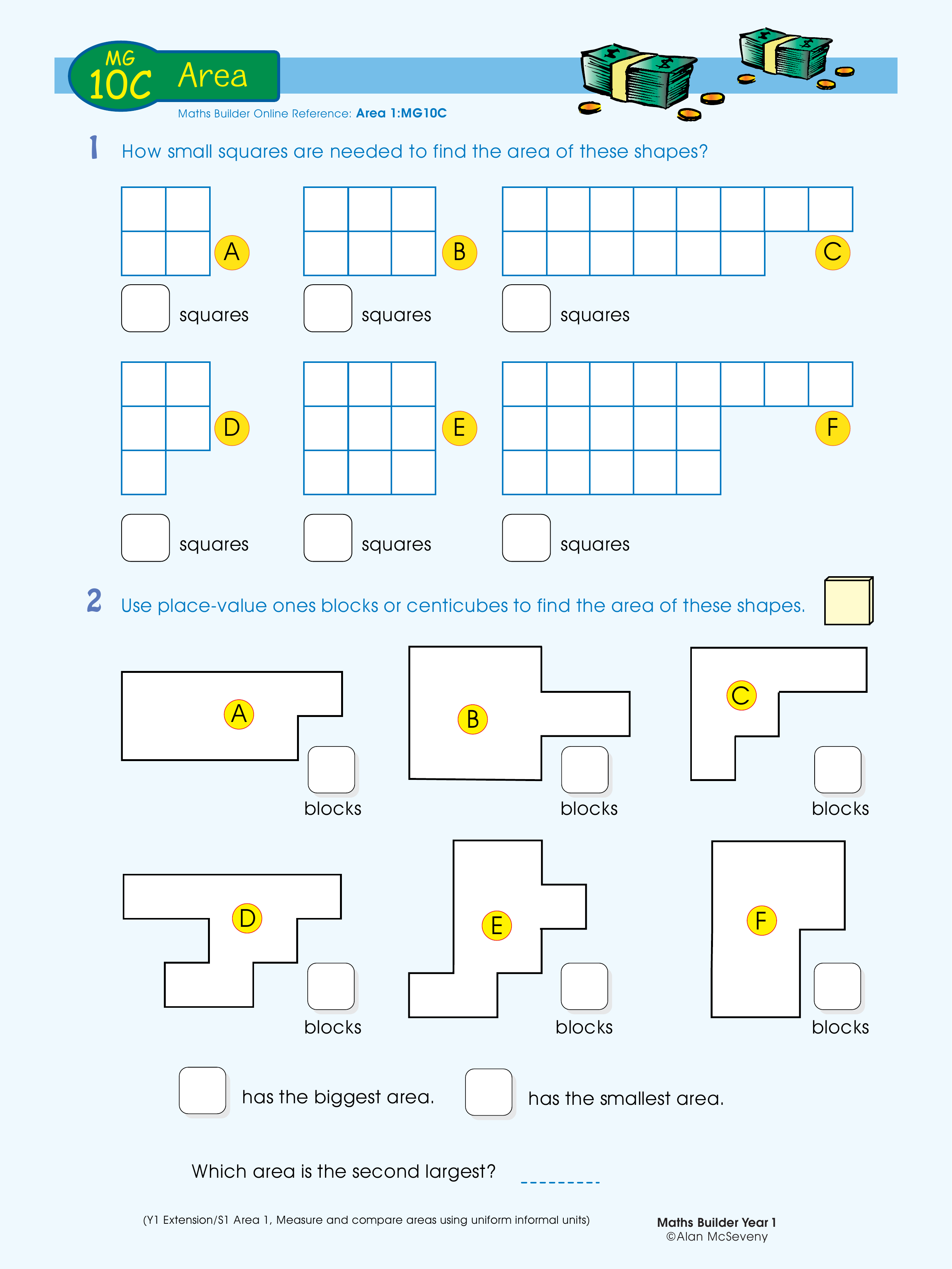 Area — worksheet preview