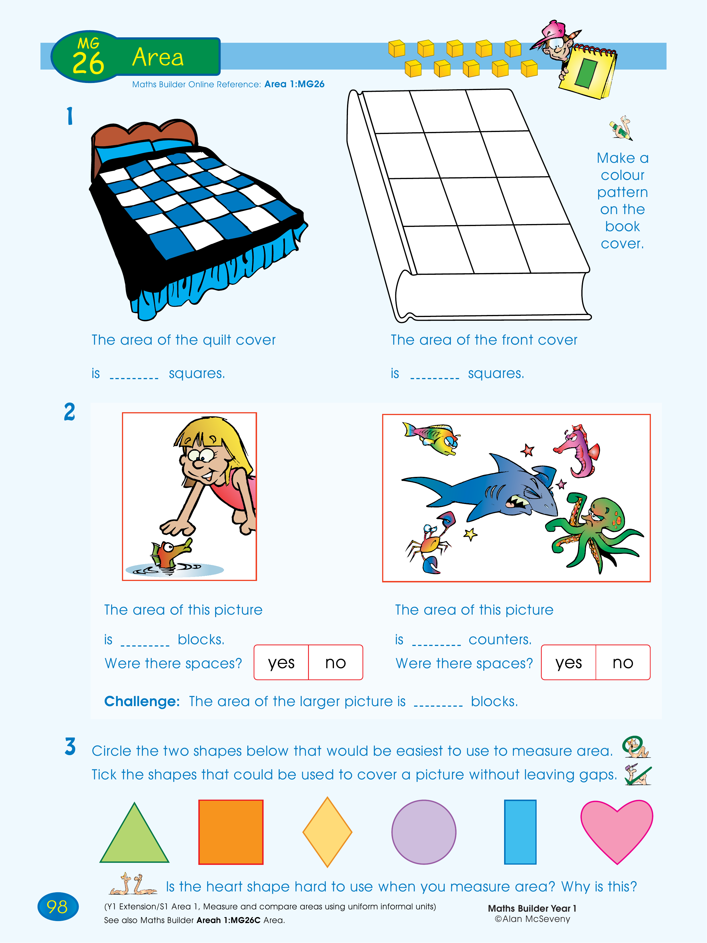 Area — worksheet preview