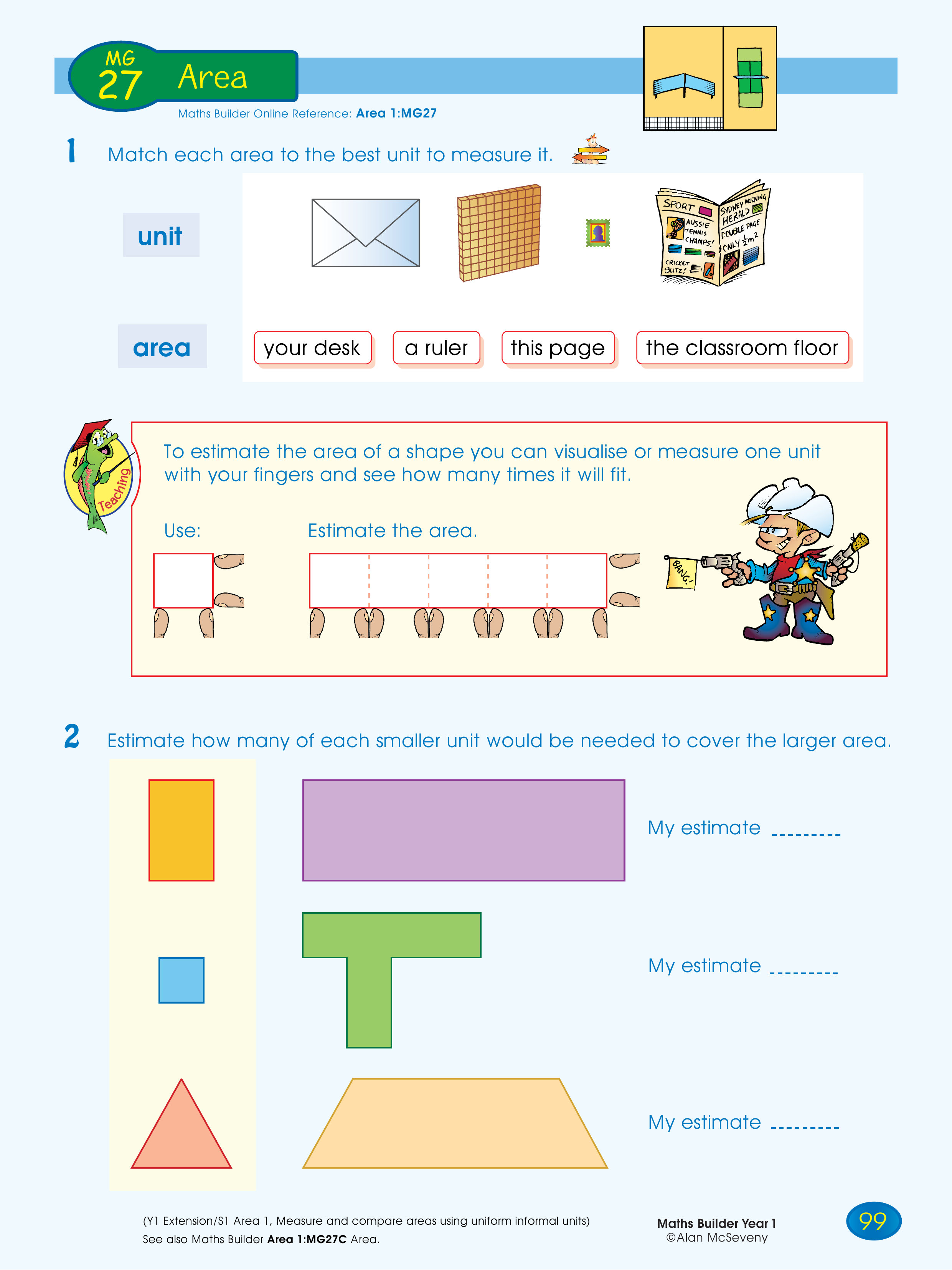 Area — worksheet preview