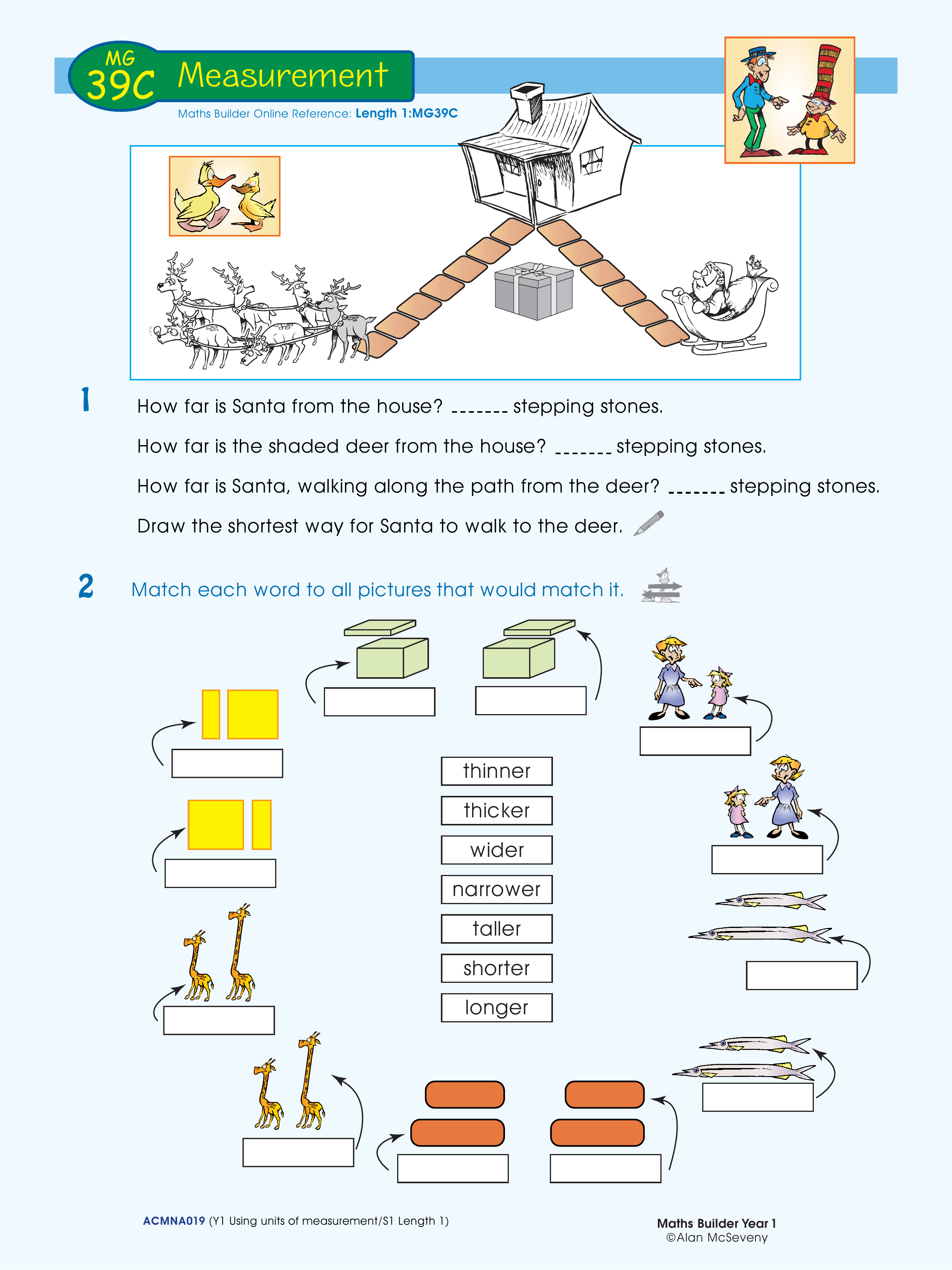 Measurement — worksheet preview