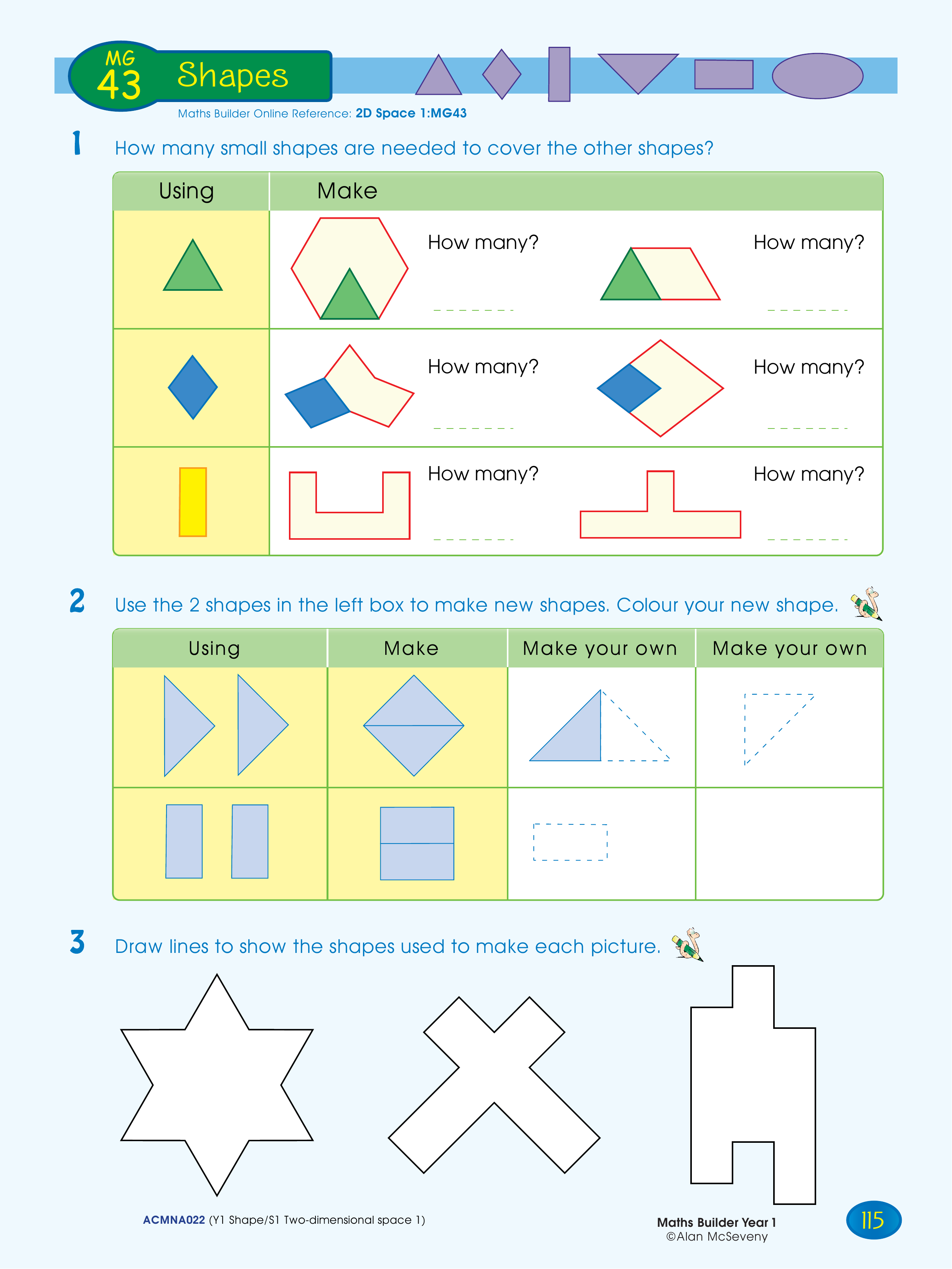 Shapes — worksheet preview