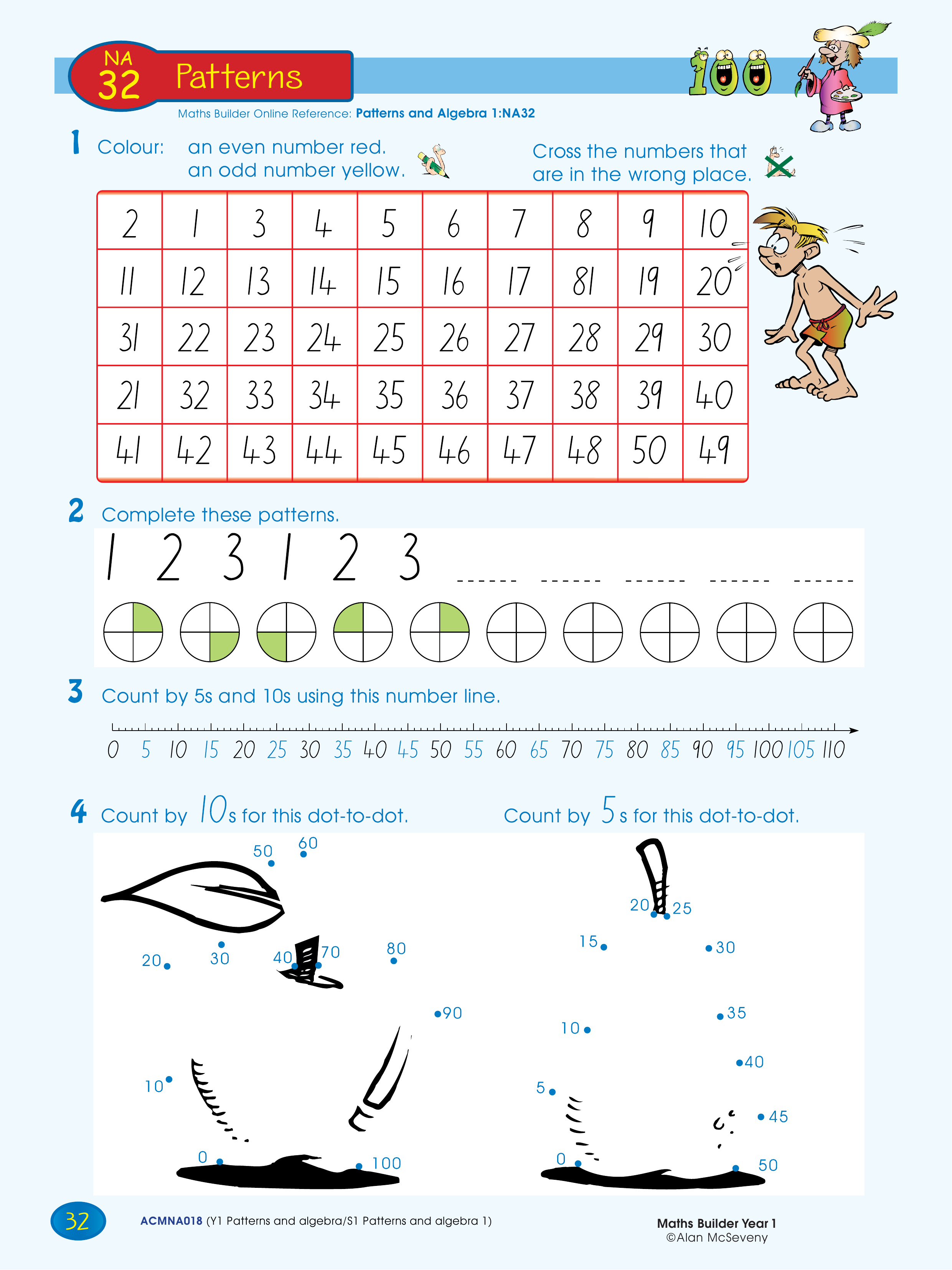 Patterns — worksheet preview