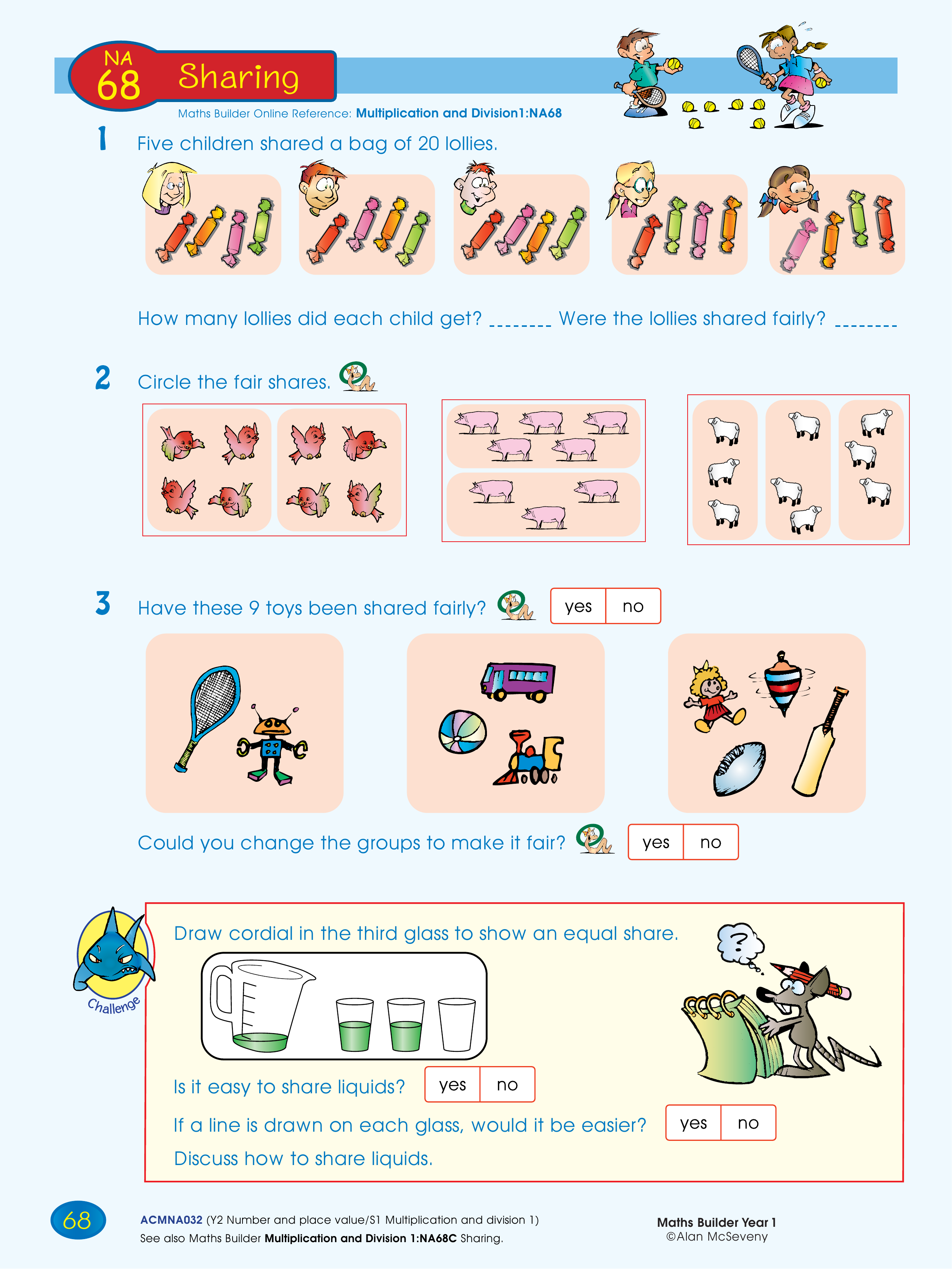Sharing — worksheet preview
