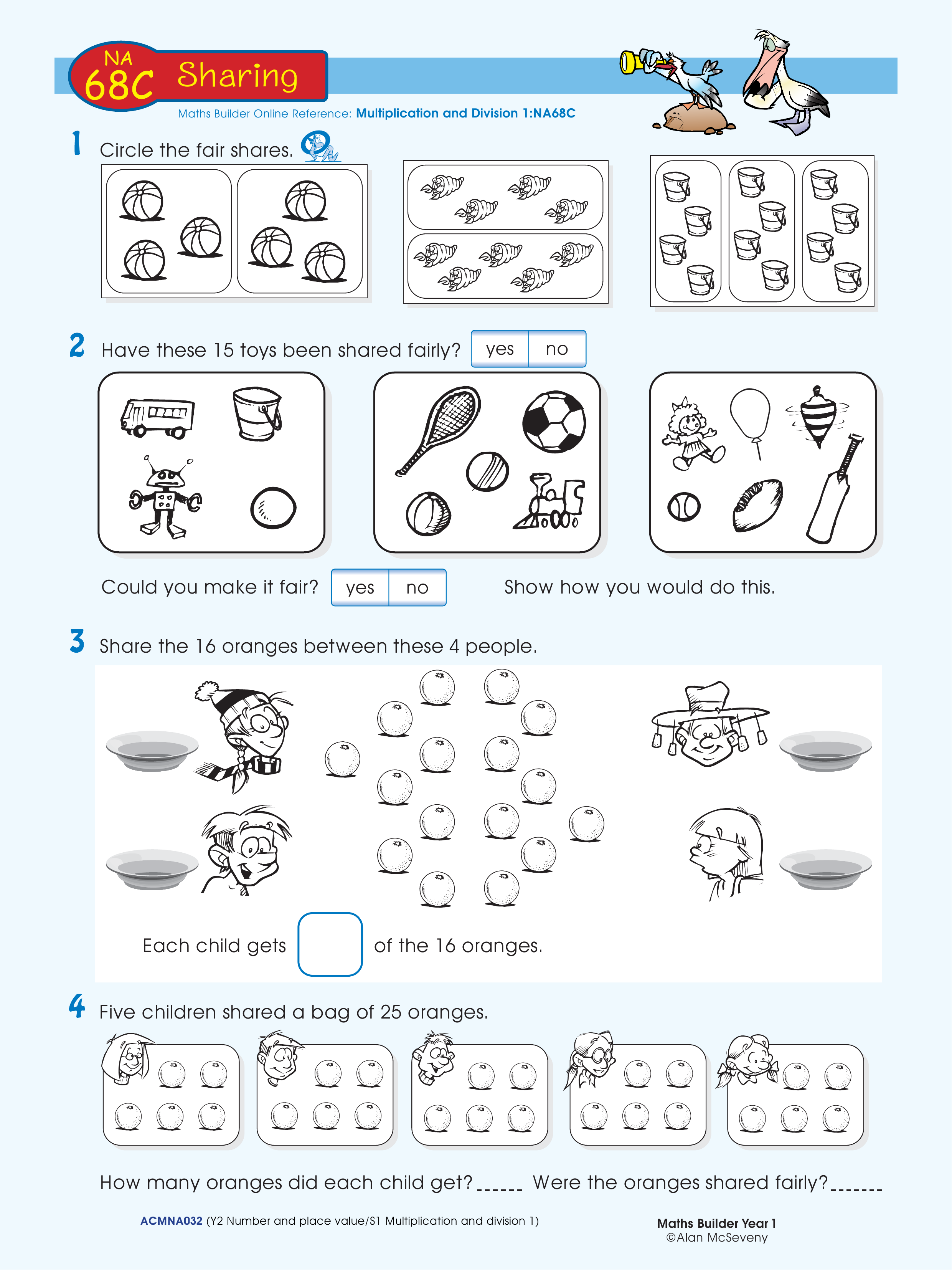 Sharing — worksheet preview