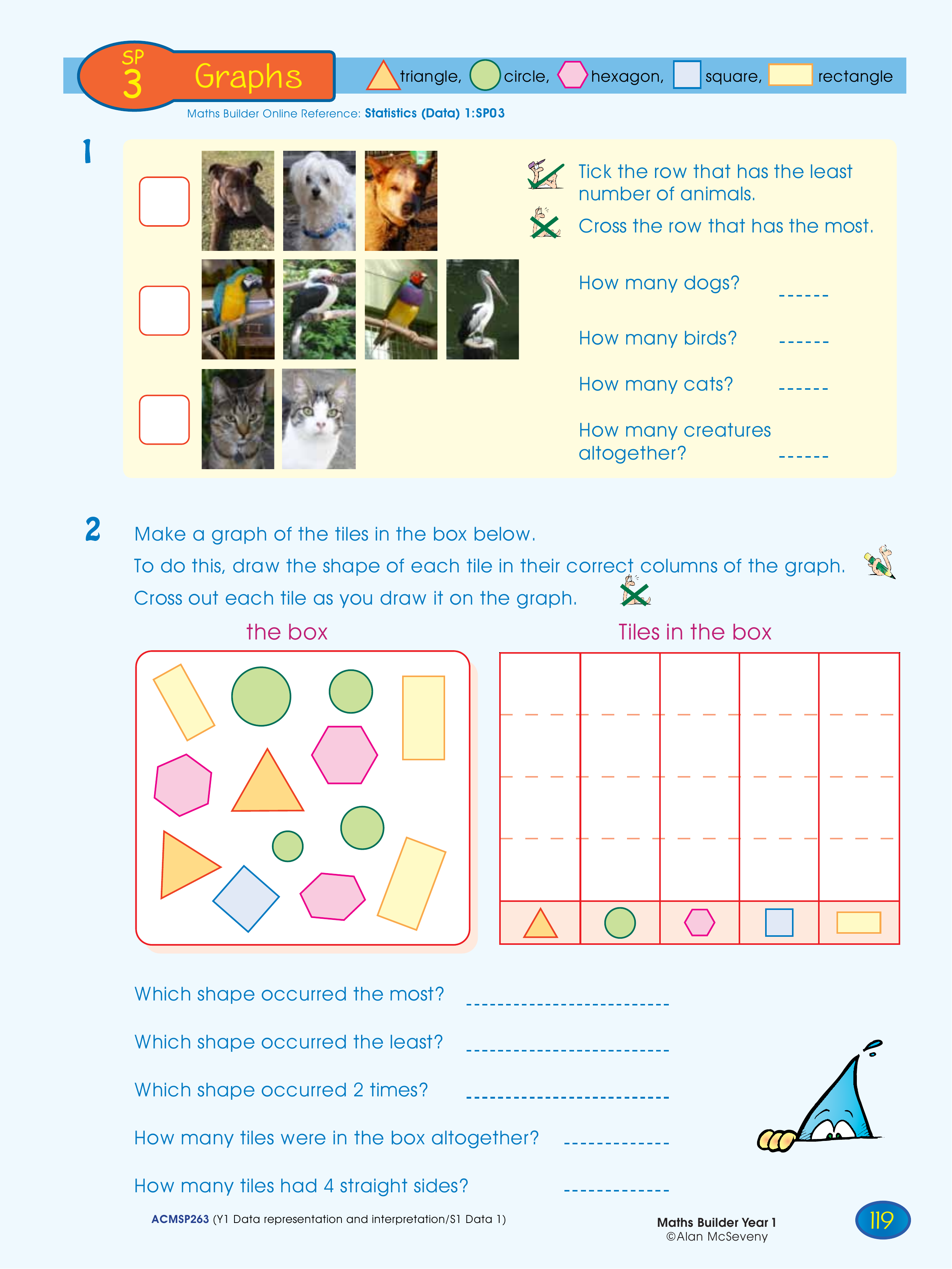 Graphs — worksheet preview