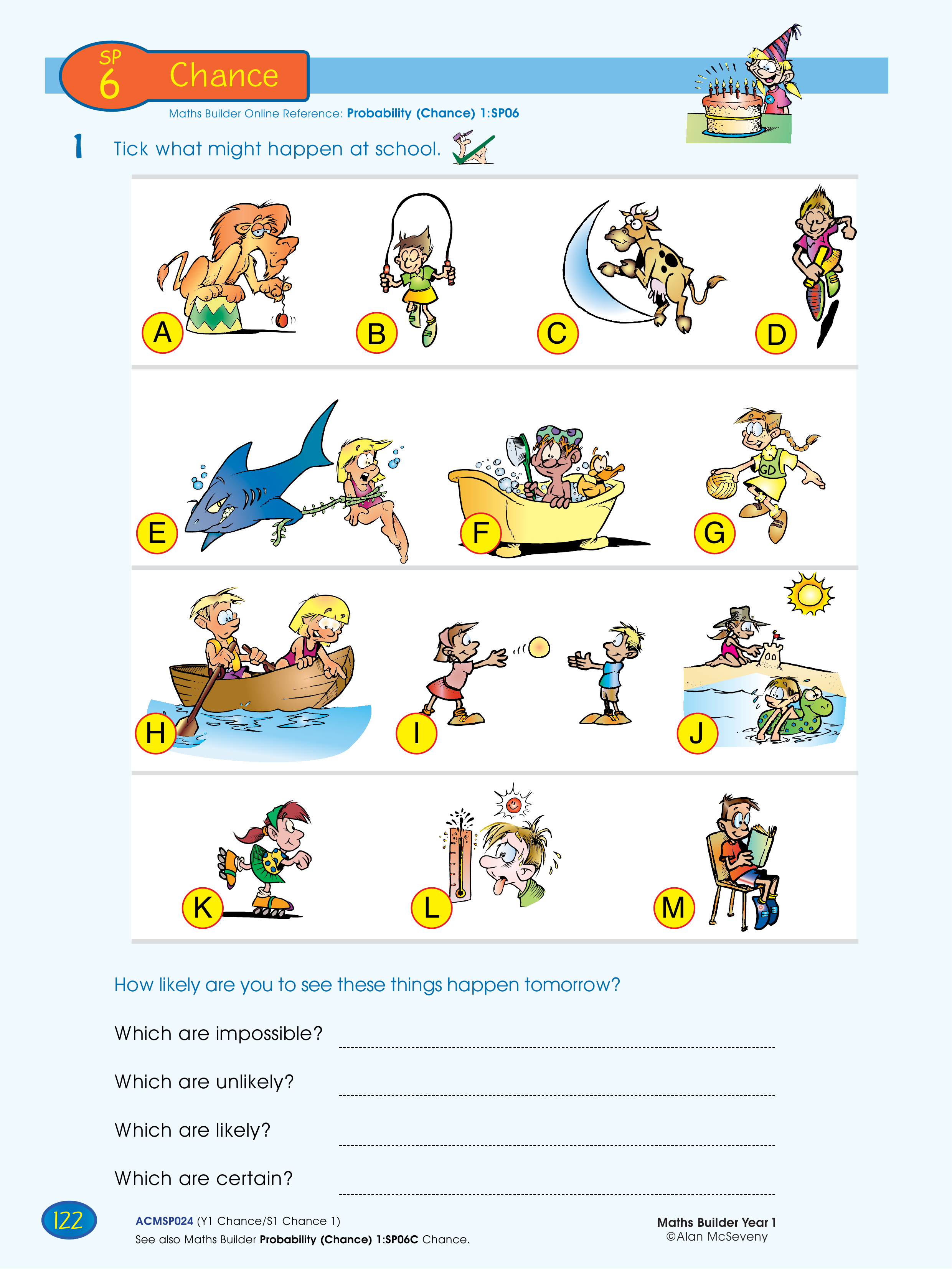 Chance — worksheet preview