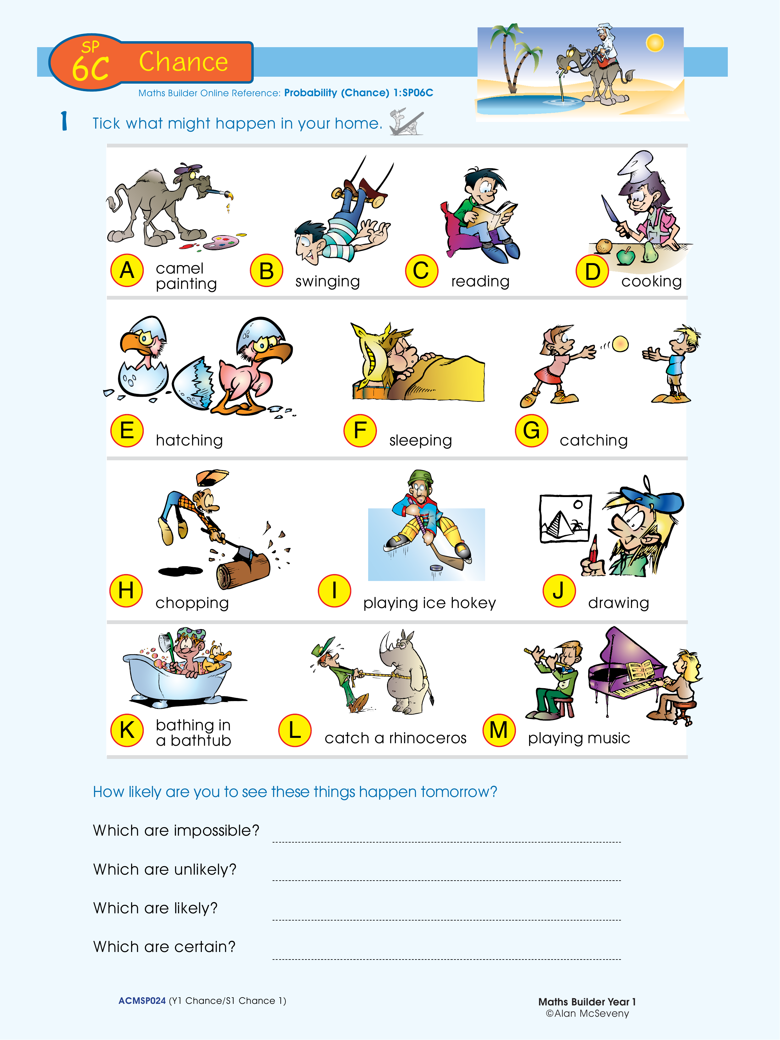 Chance — worksheet preview
