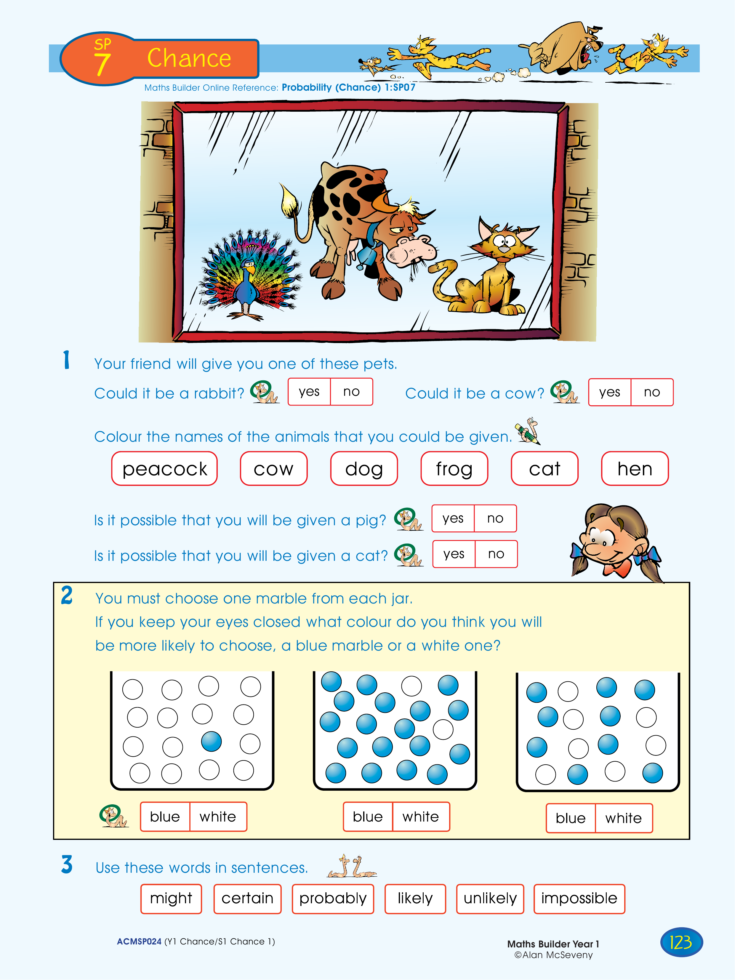 Chance — worksheet preview