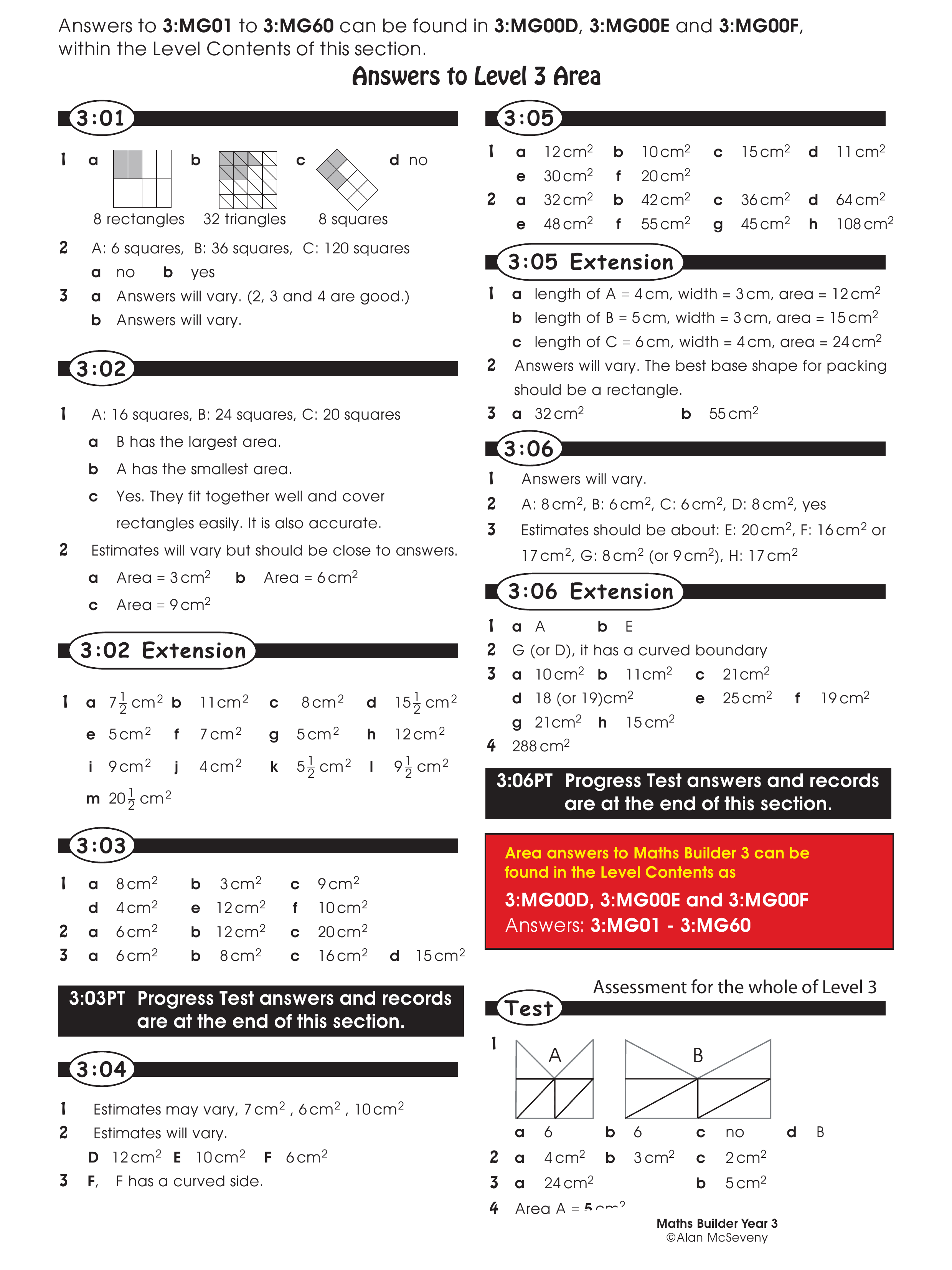 Answers — worksheet preview