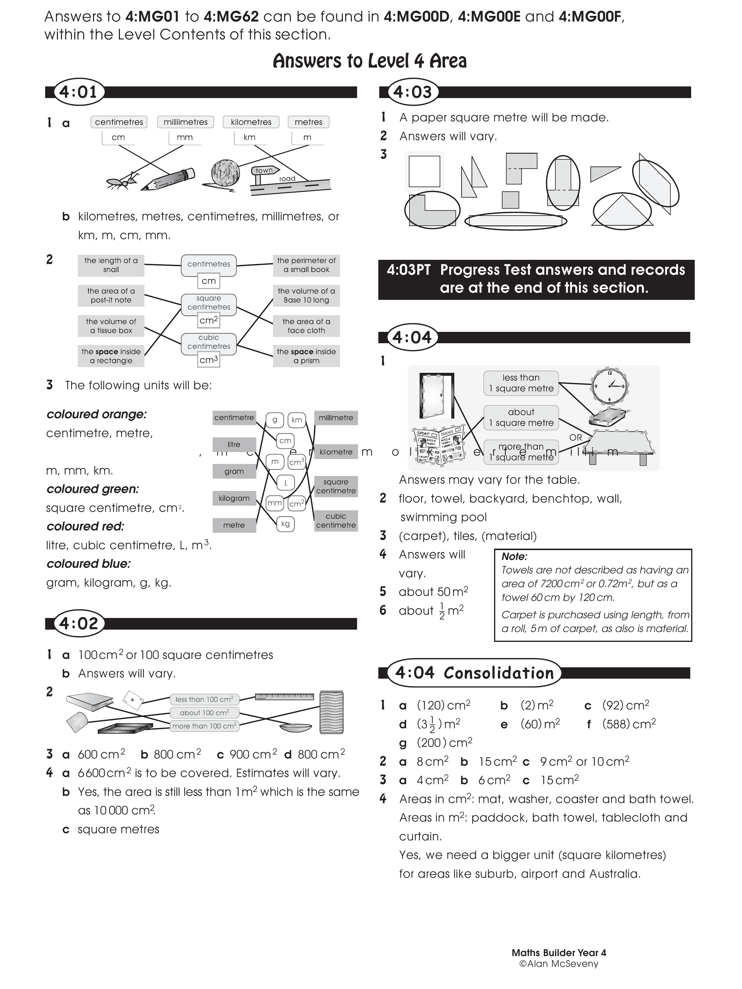 Answers — worksheet preview