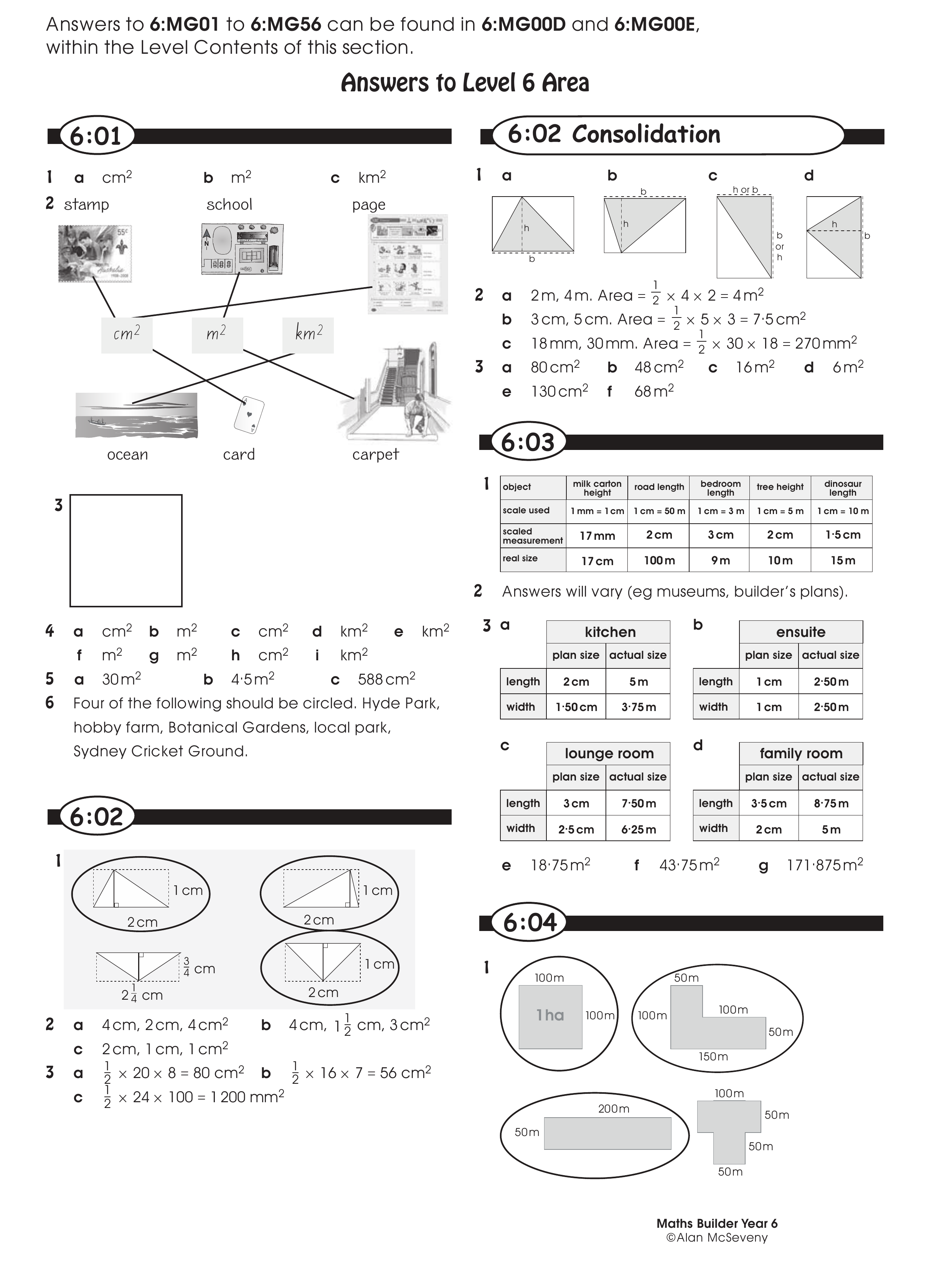 Answers — worksheet preview