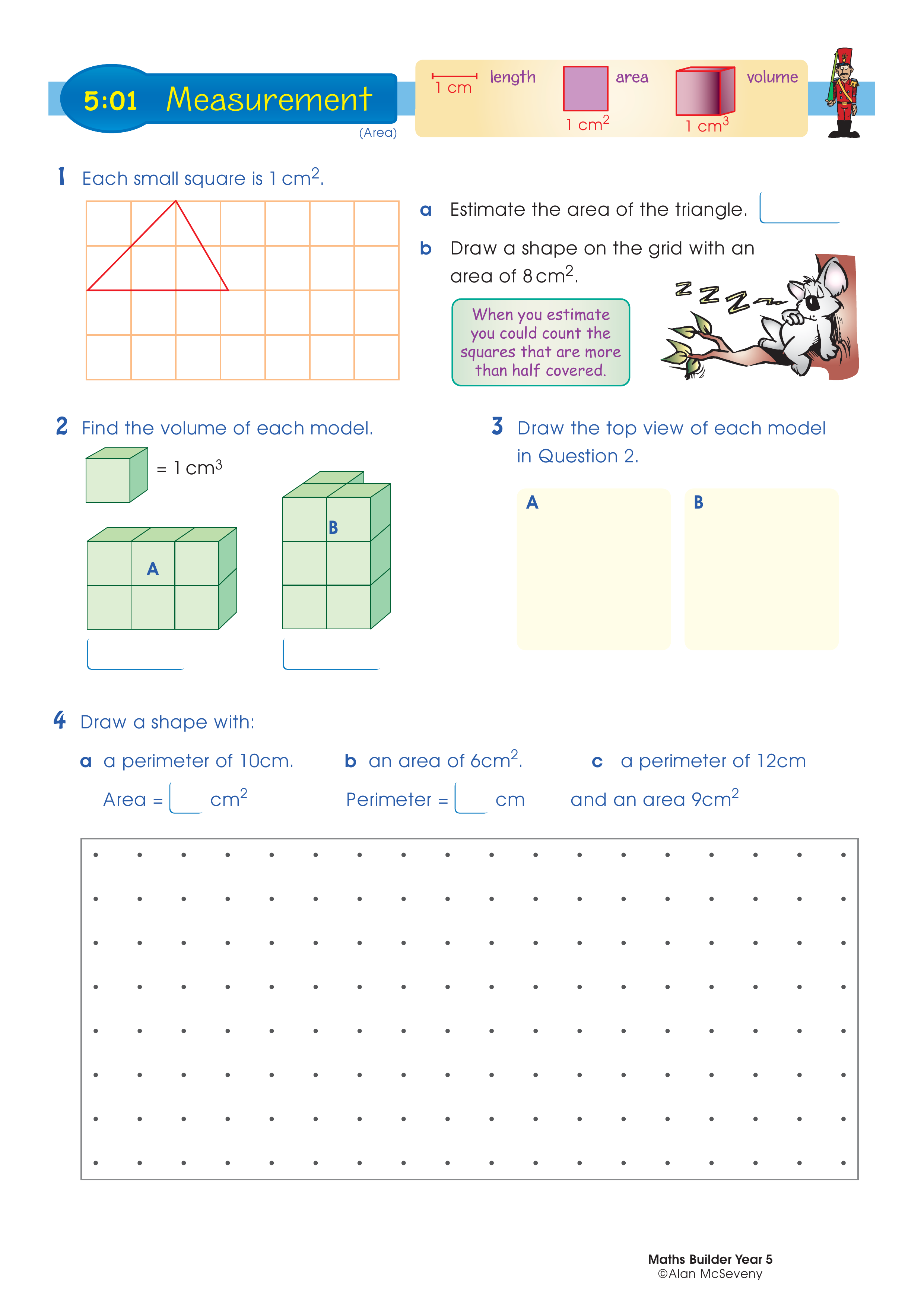 Measurement — worksheet preview