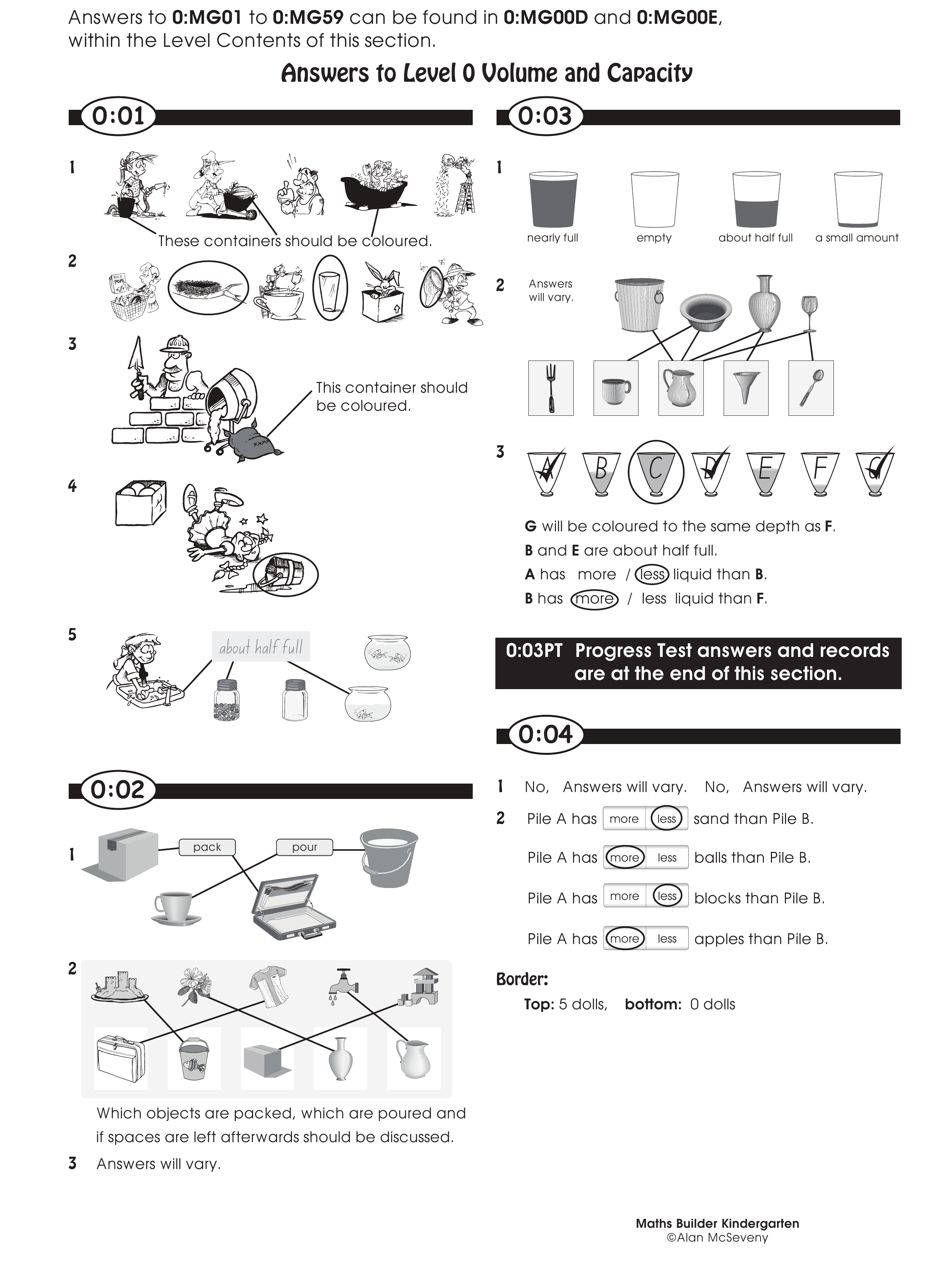 Answers — worksheet preview