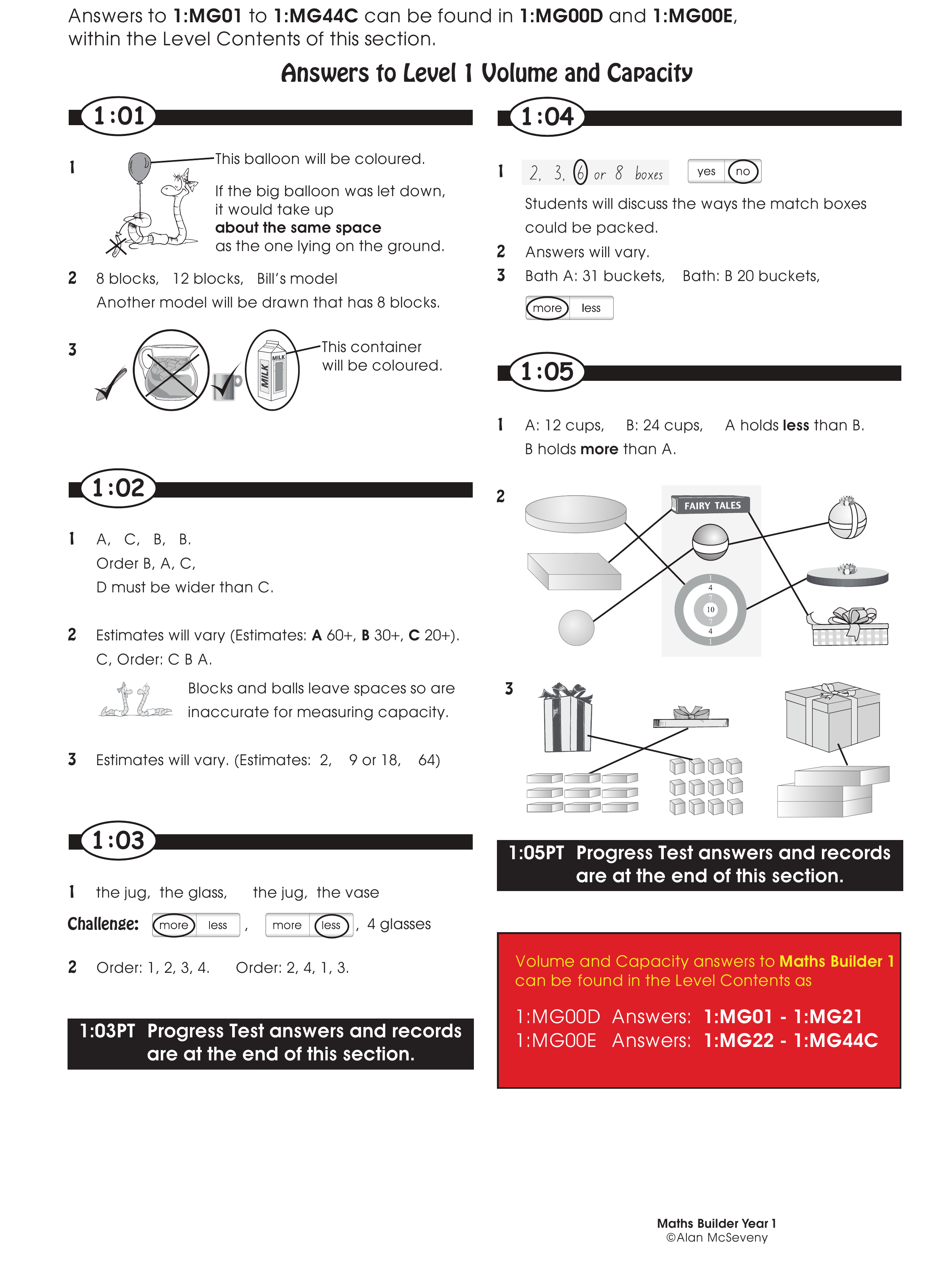 Answers — worksheet preview