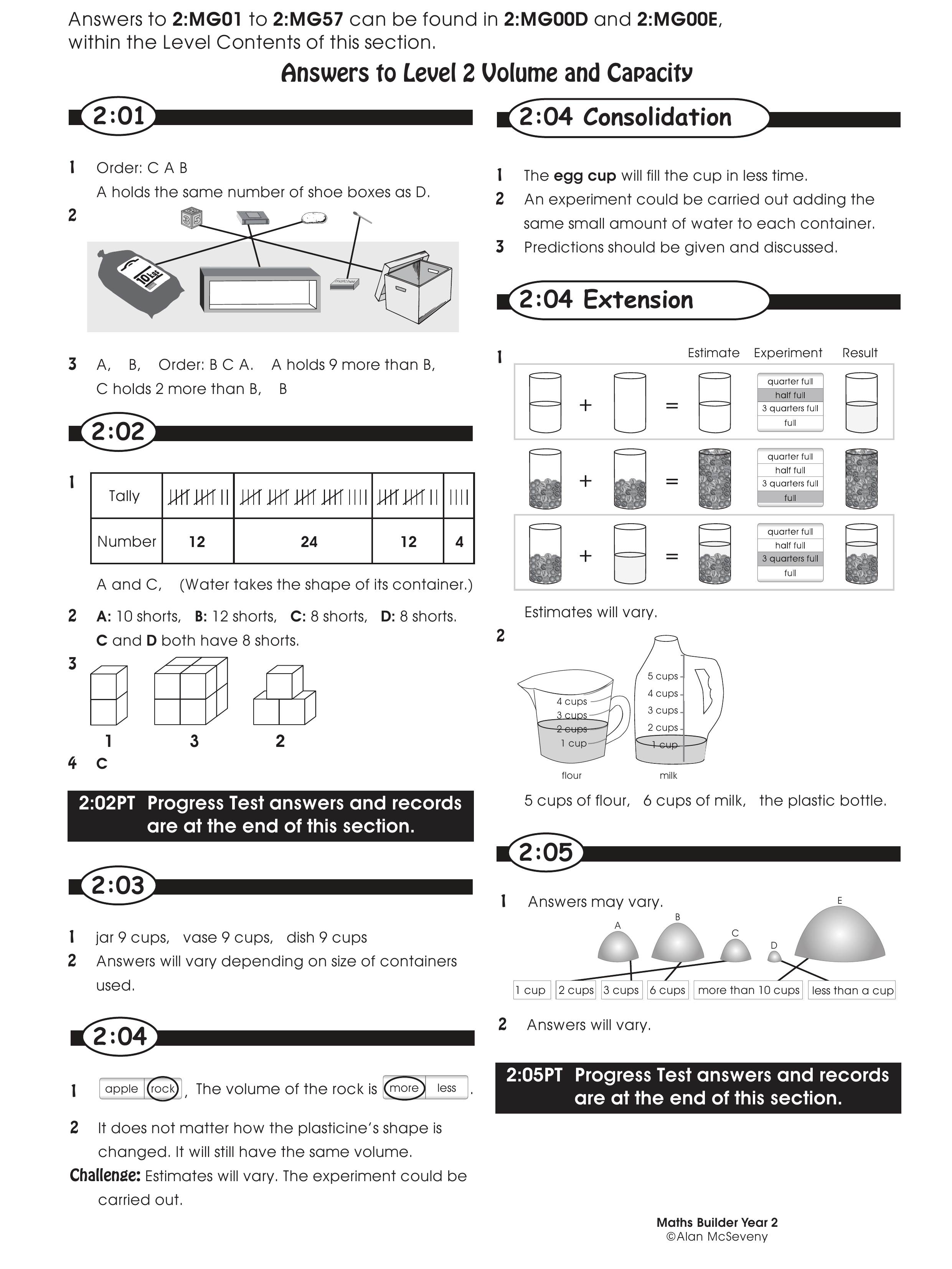Answers — worksheet preview