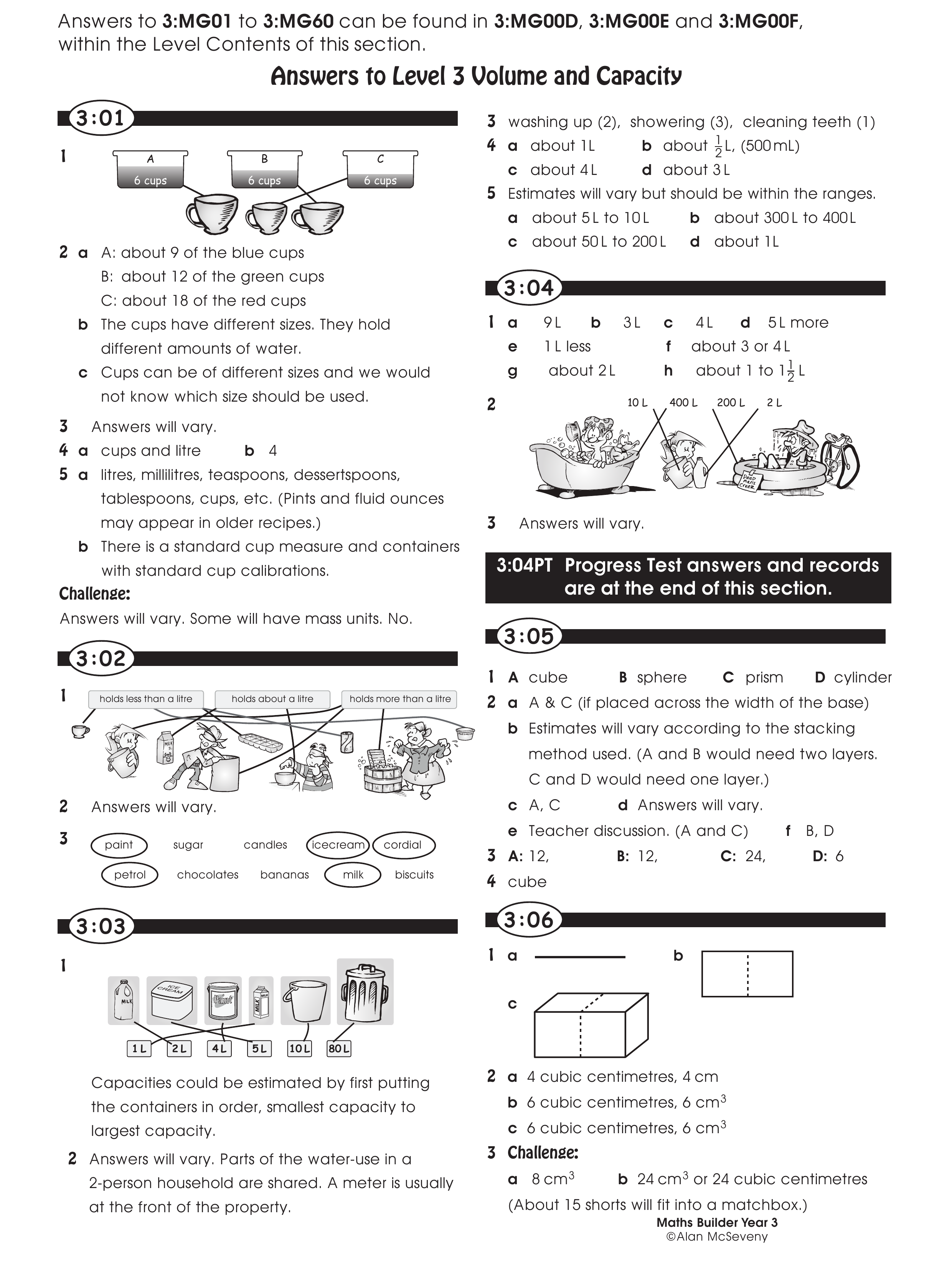 Answers — worksheet preview