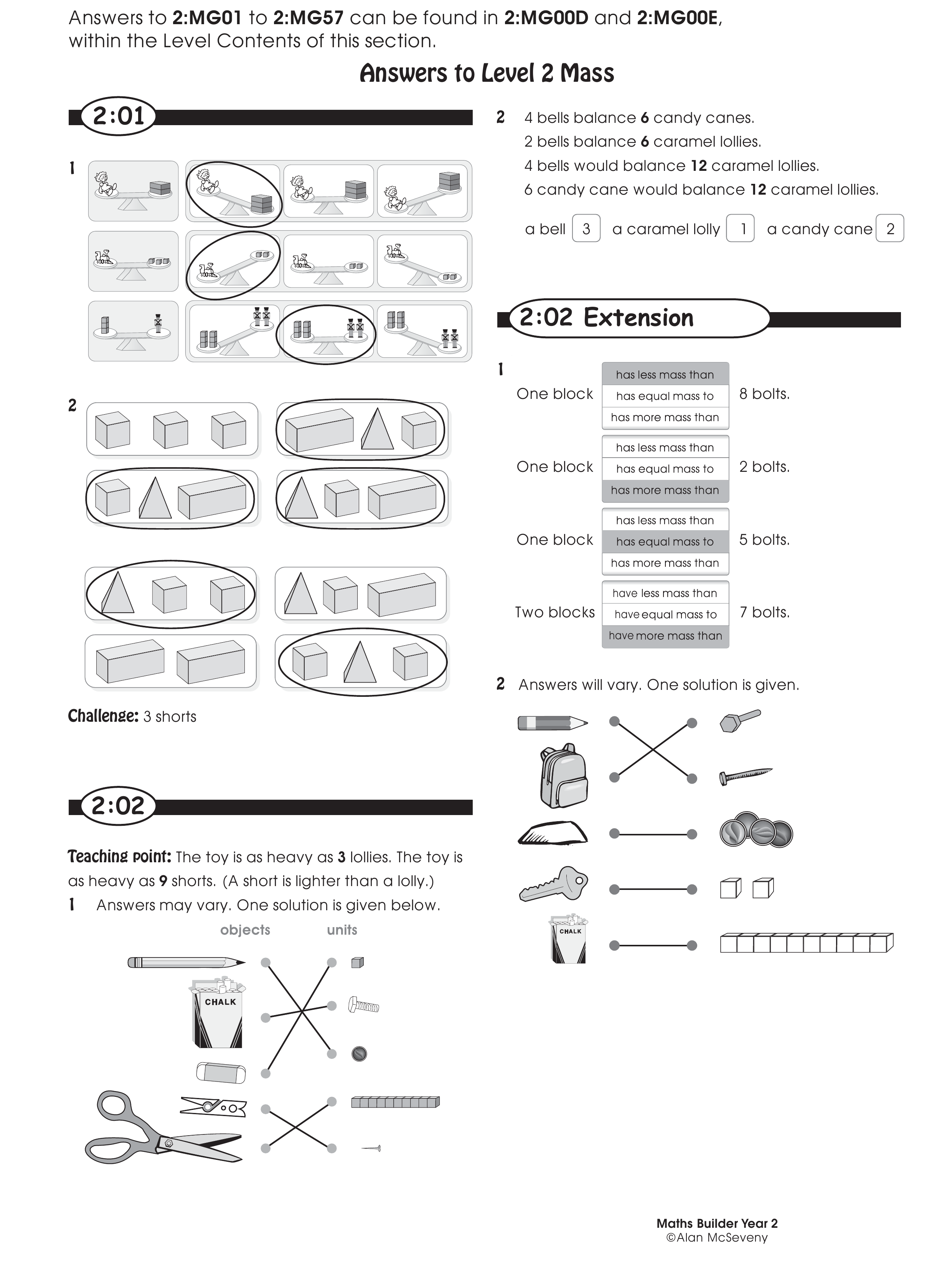 Answers — worksheet preview