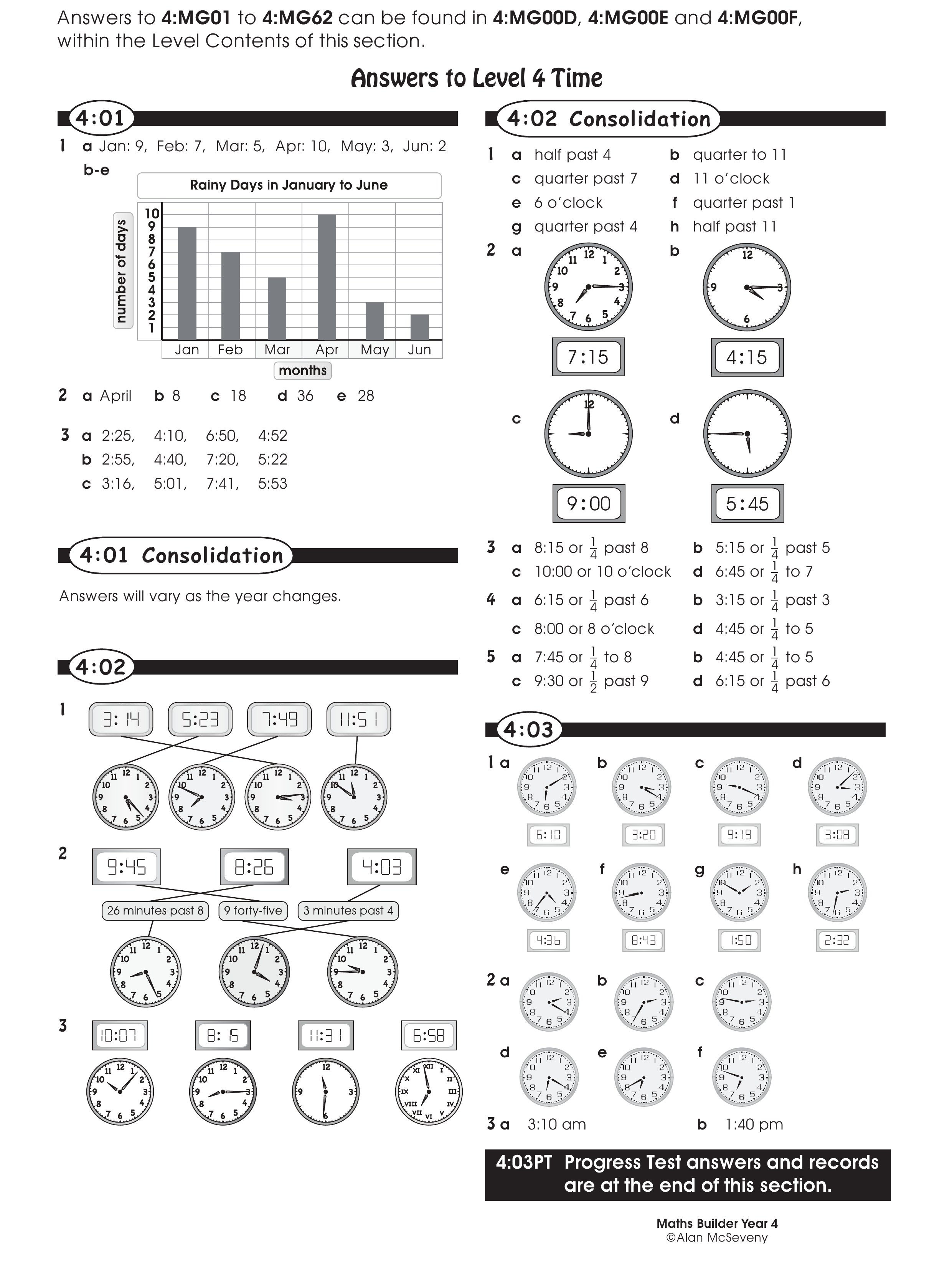 Answers — worksheet preview