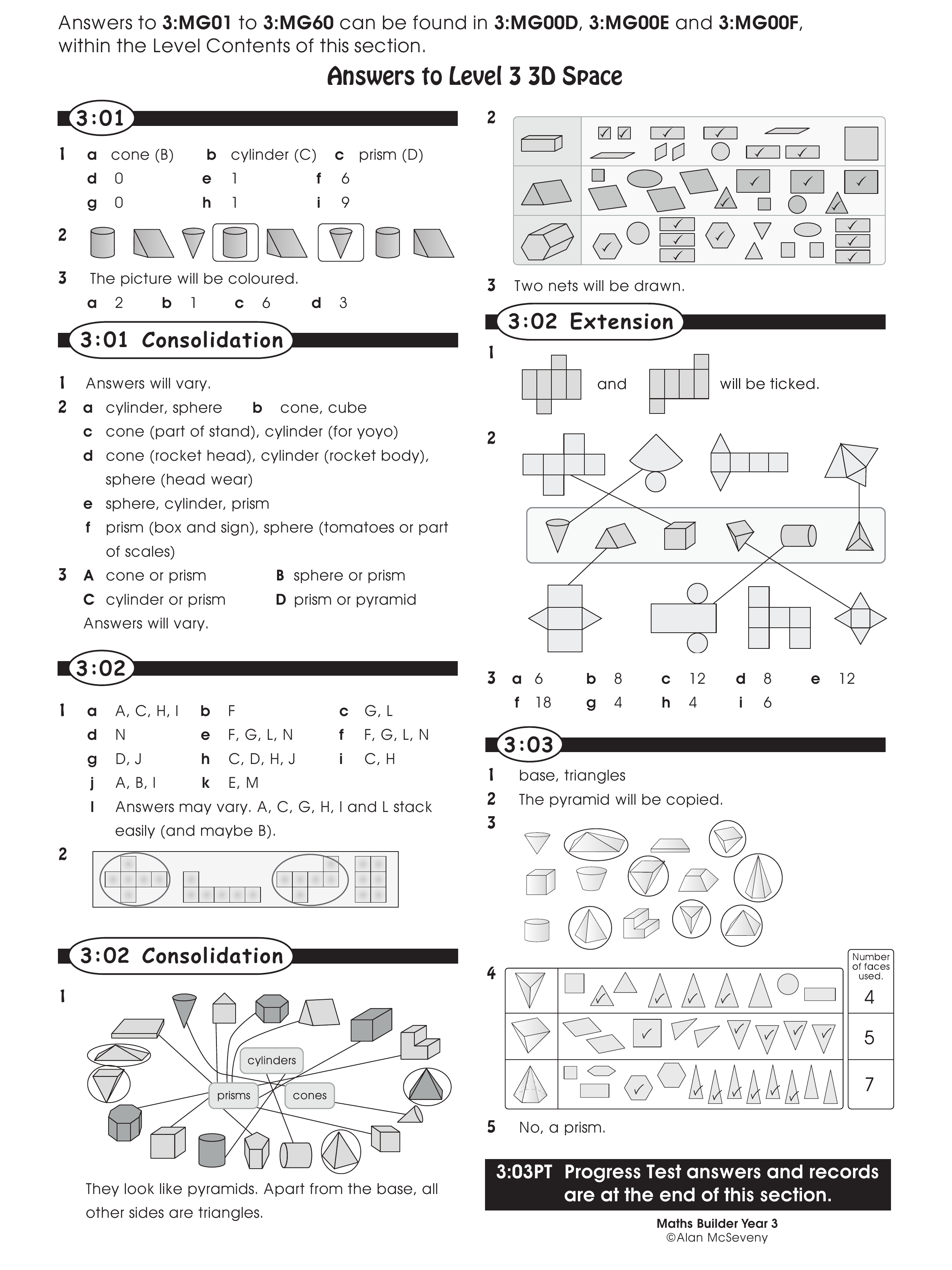 Answers — worksheet preview