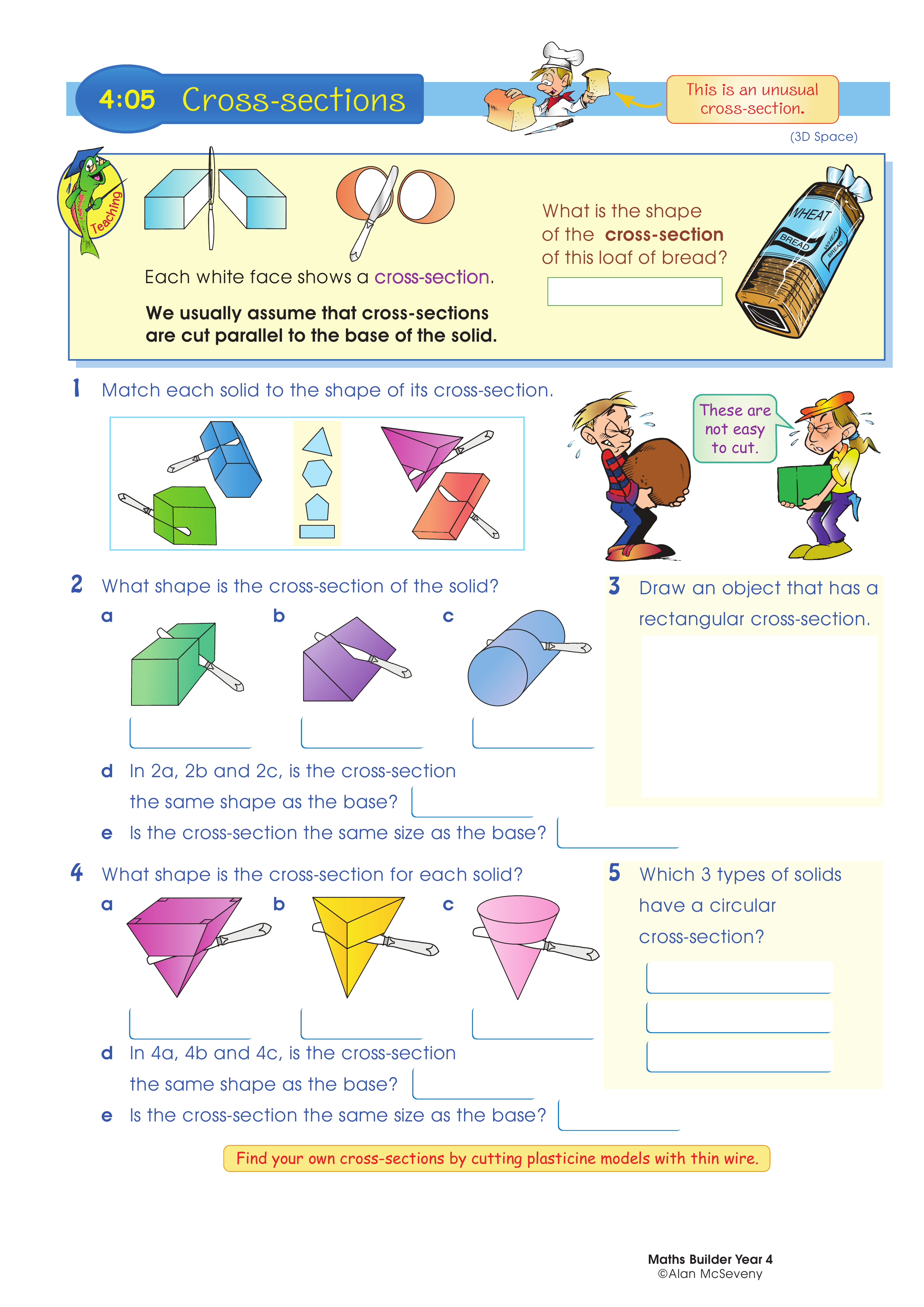 Cross-sections — worksheet preview