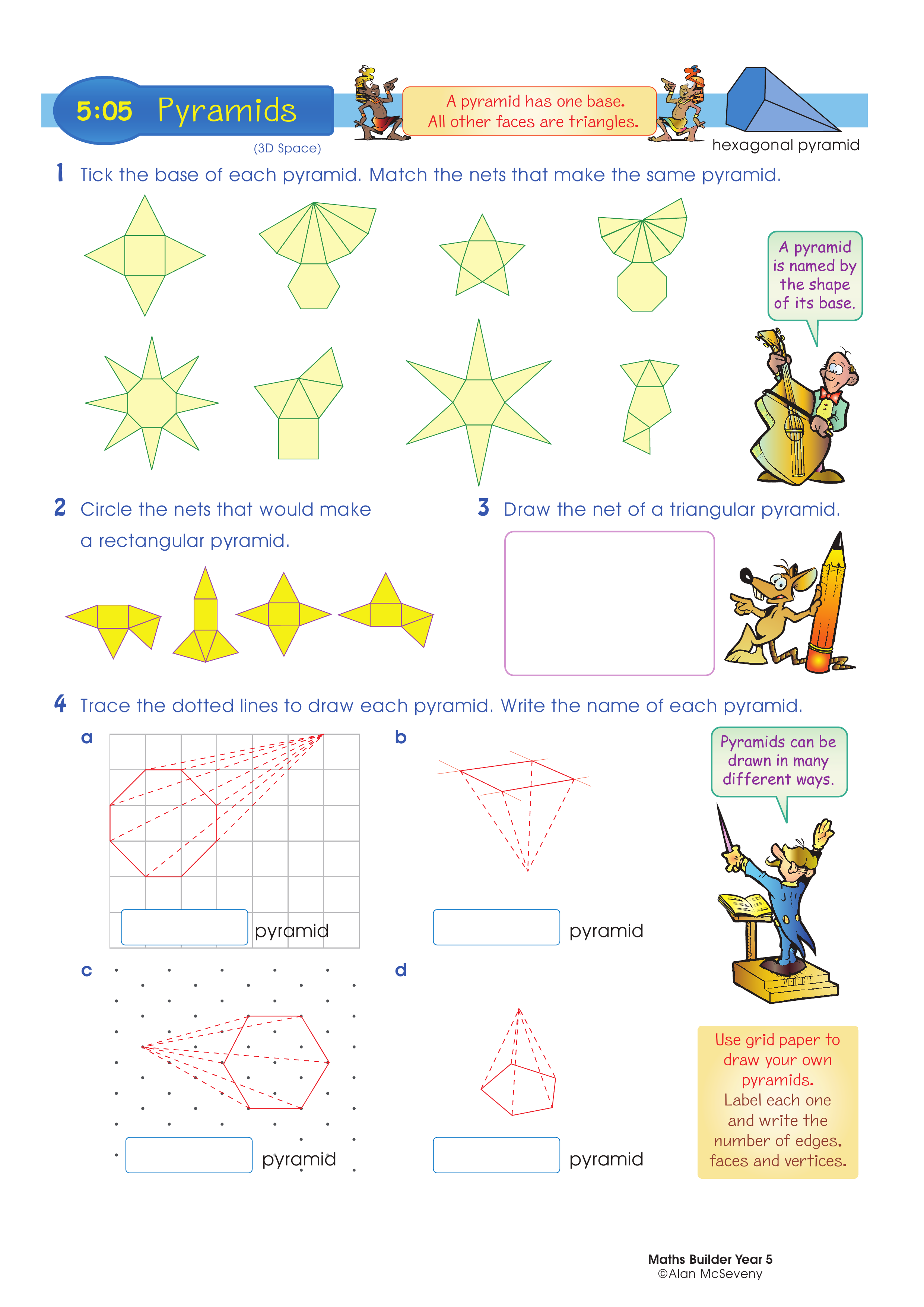 Pyramids — worksheet preview