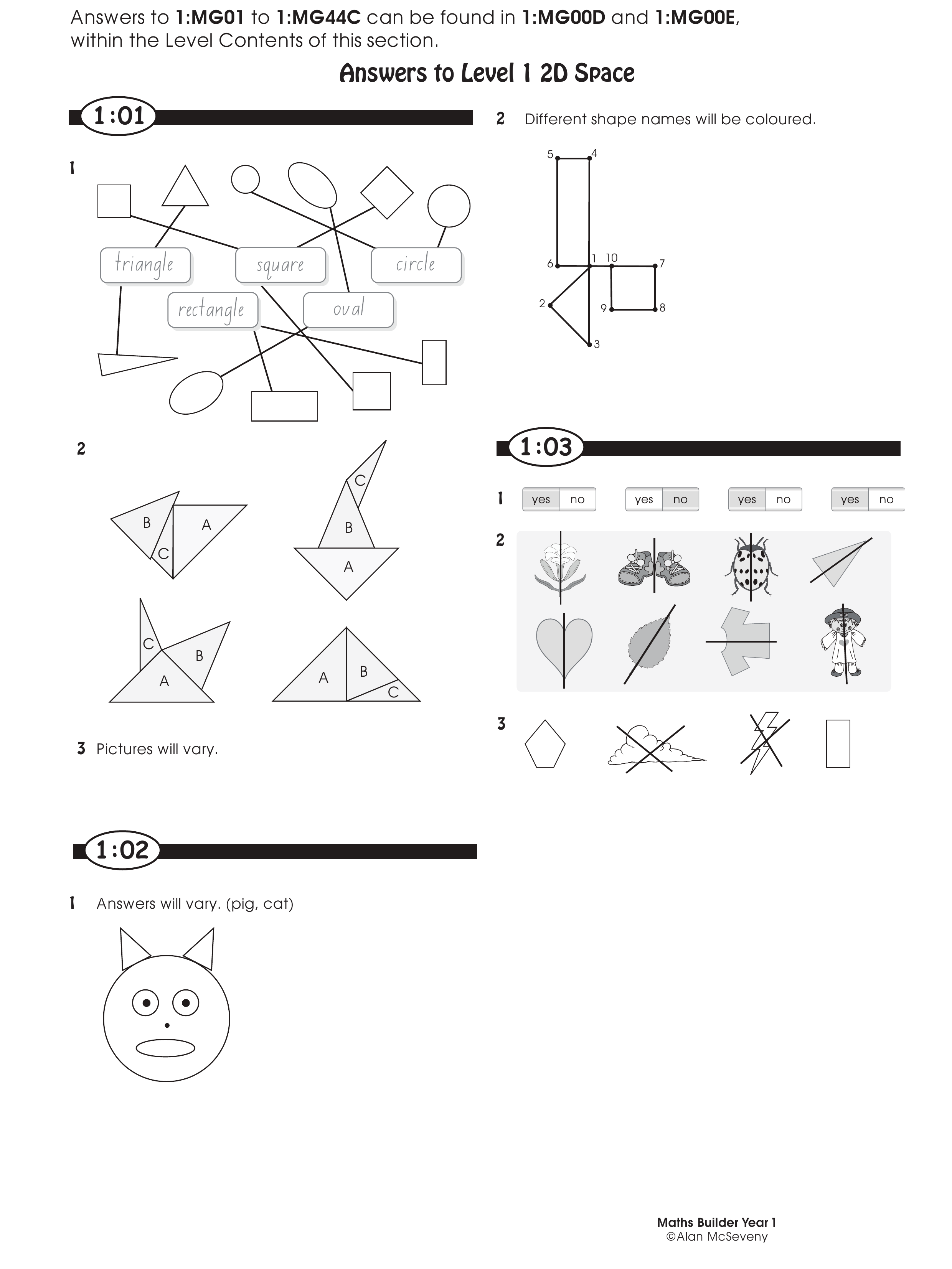 Answers — worksheet preview