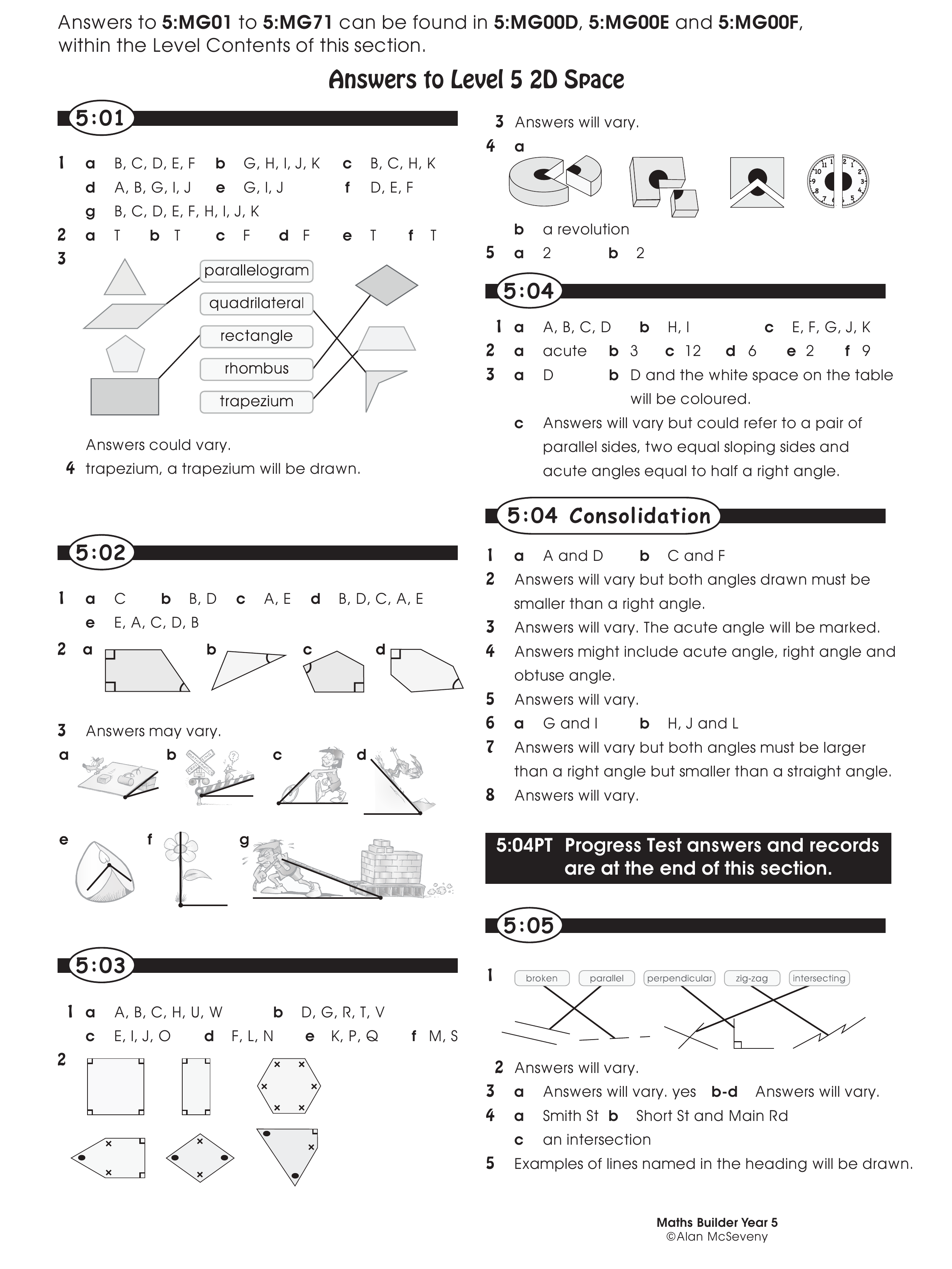 Answers — worksheet preview