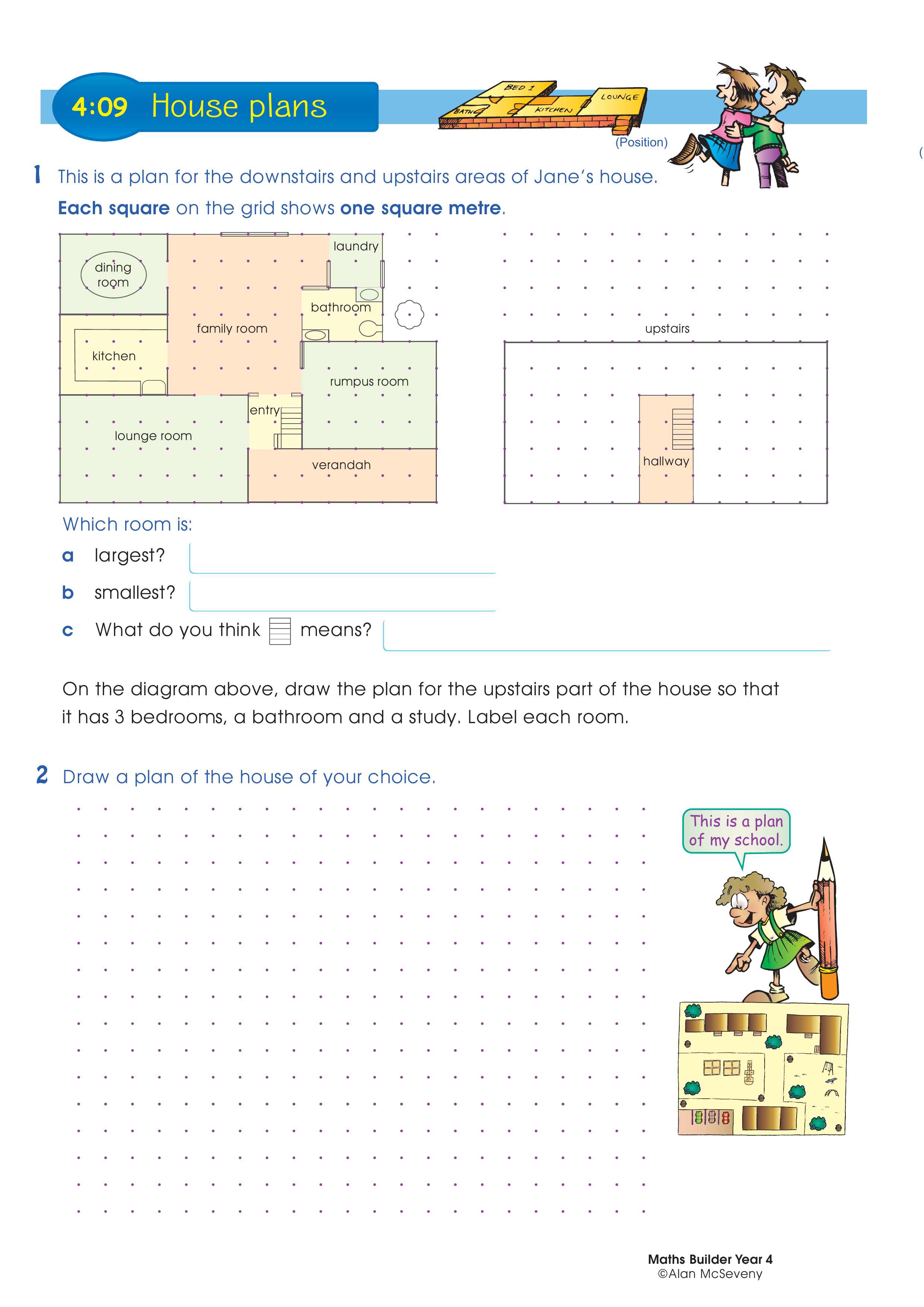 House plans — worksheet preview