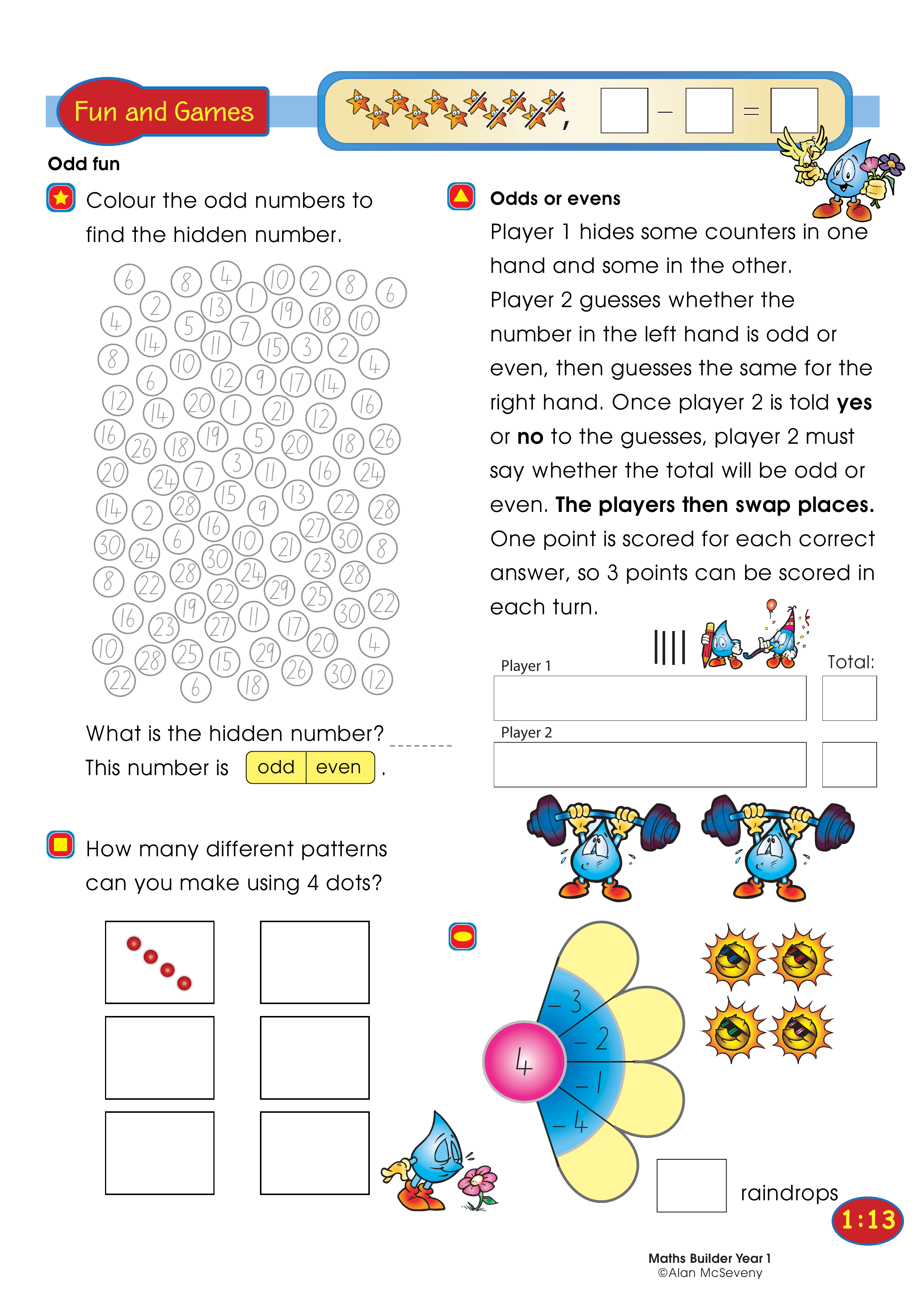Odd fun — worksheet preview
