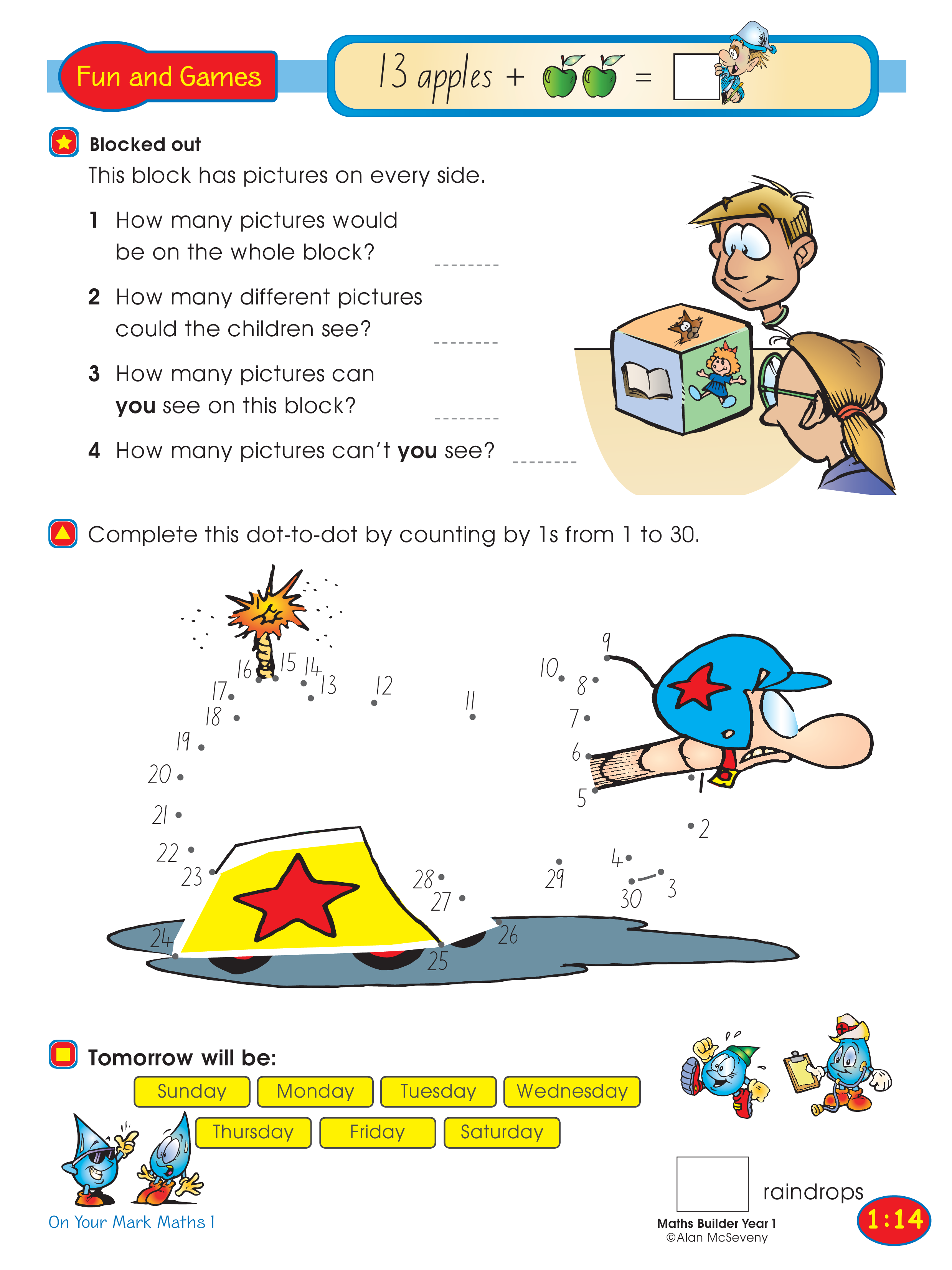 Blocked out — worksheet preview