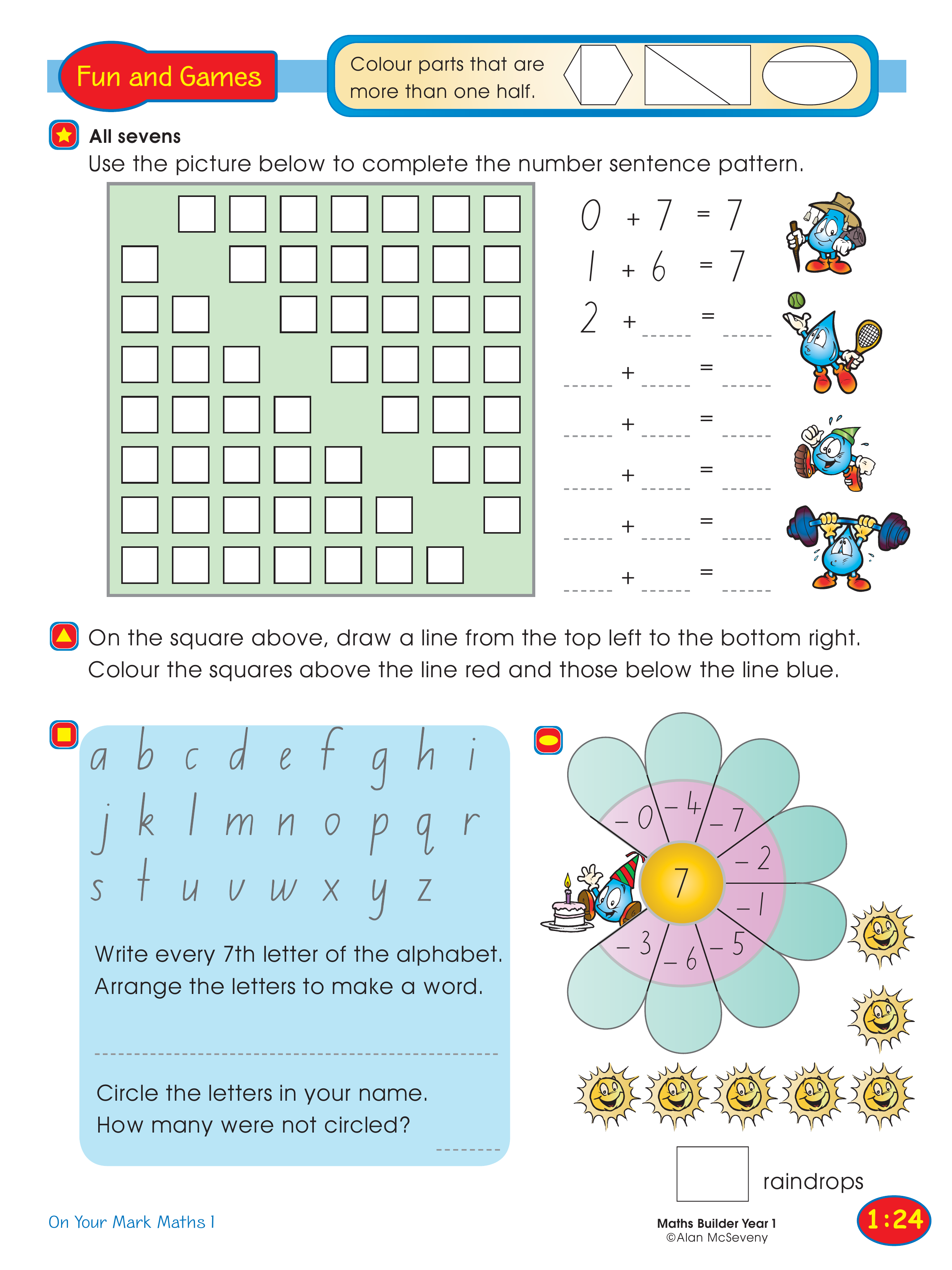 All sevens — worksheet preview