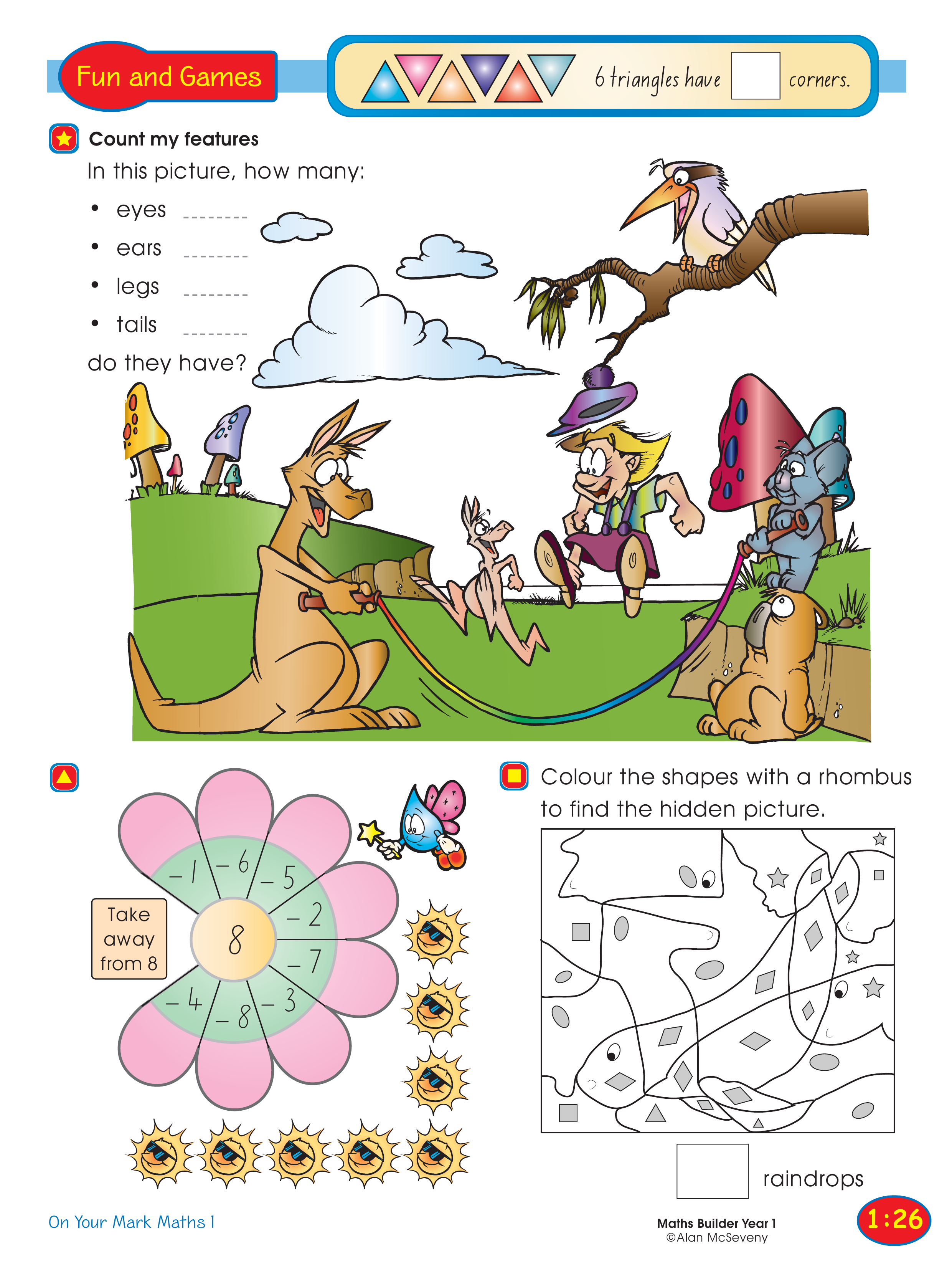 Count my features — worksheet preview