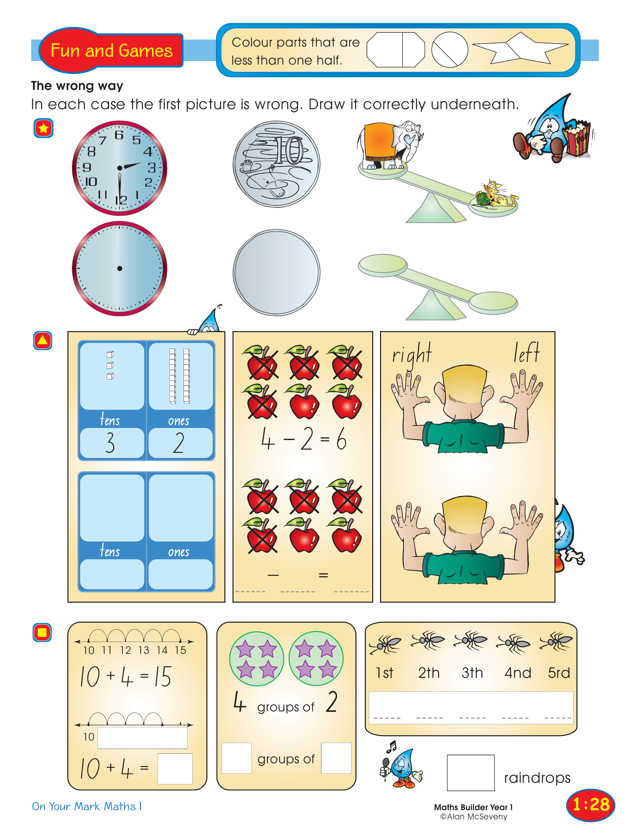 The wrong way — worksheet preview