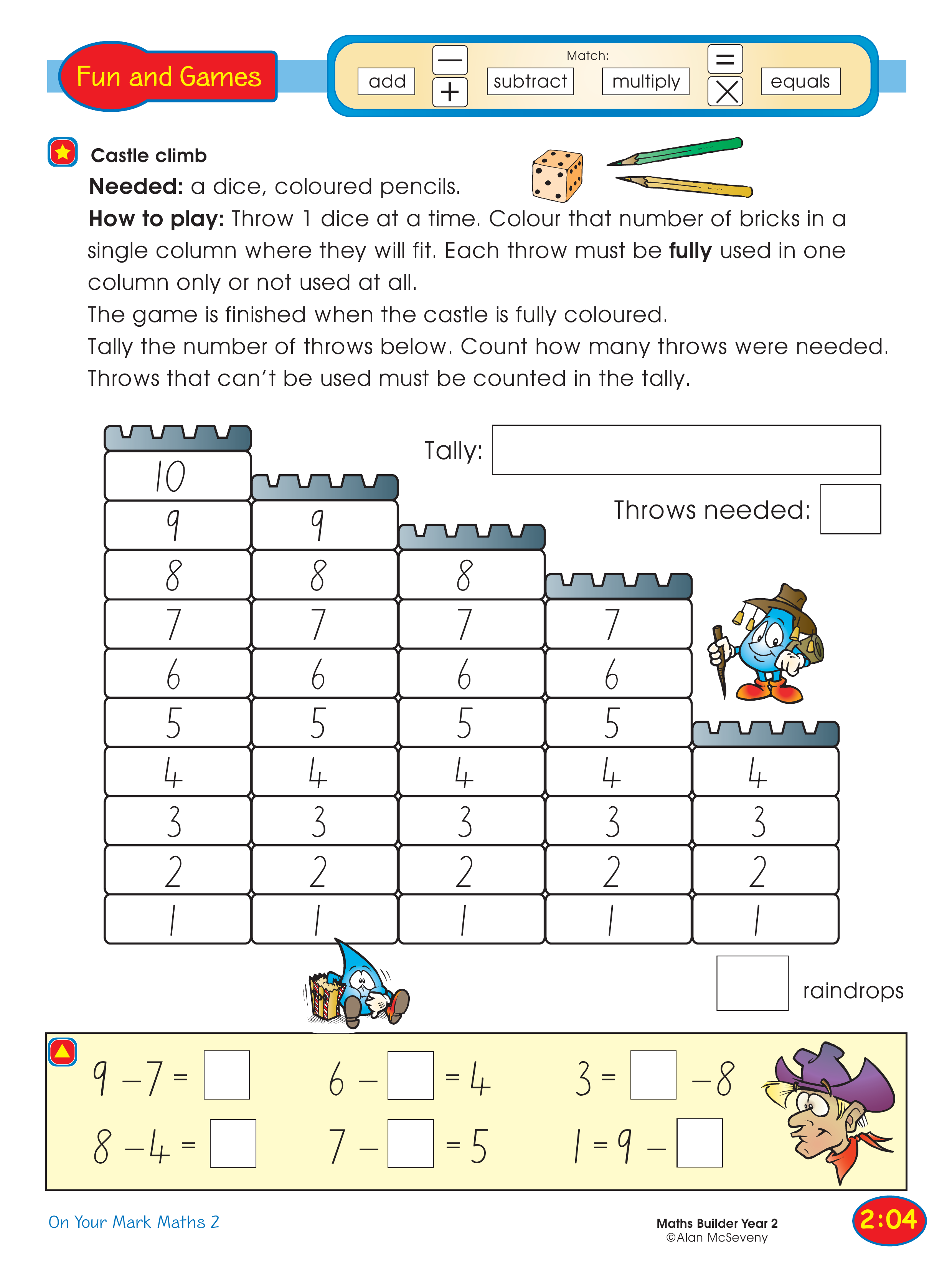 Castle climb — worksheet preview