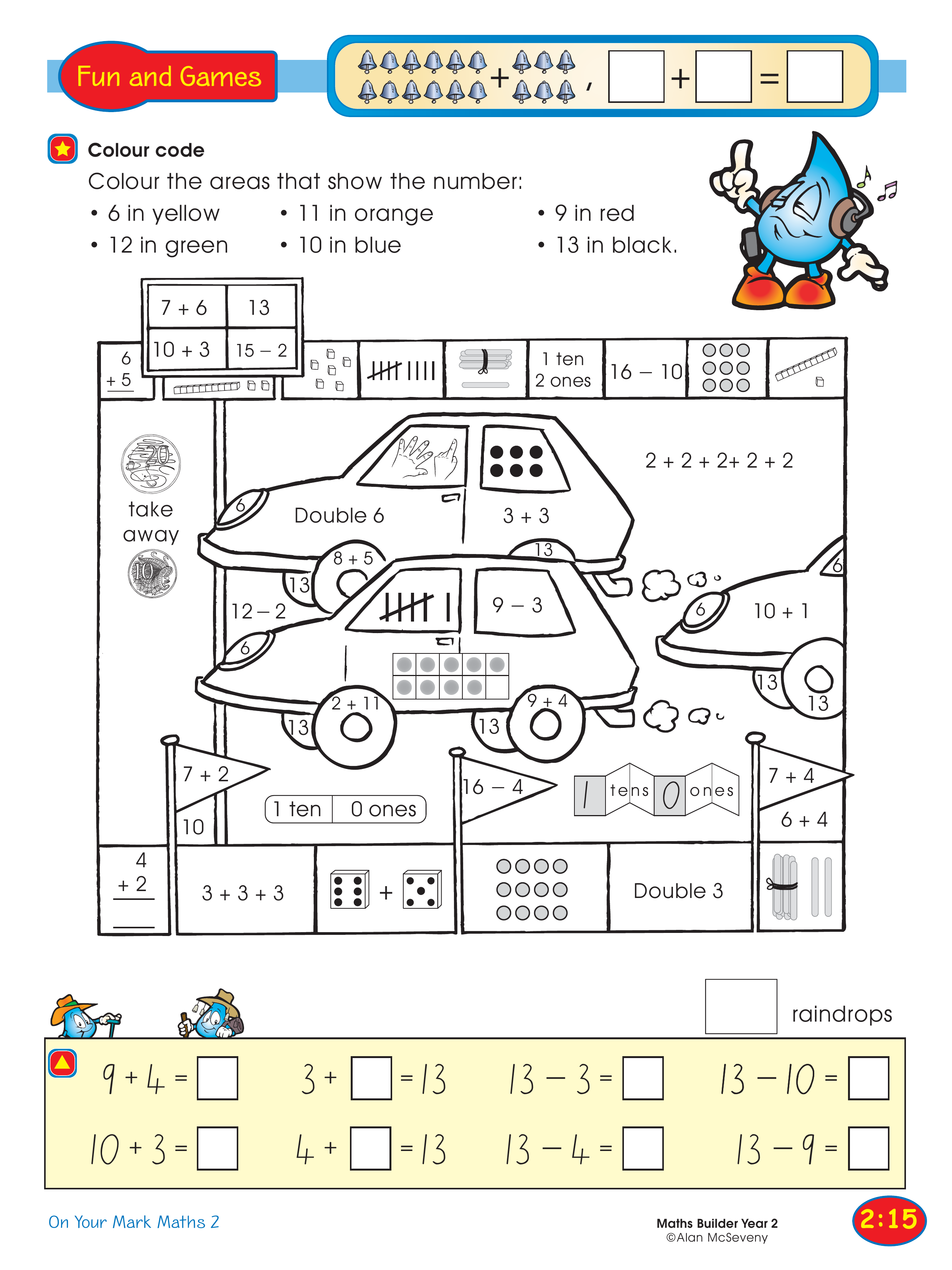 Colour code — worksheet preview