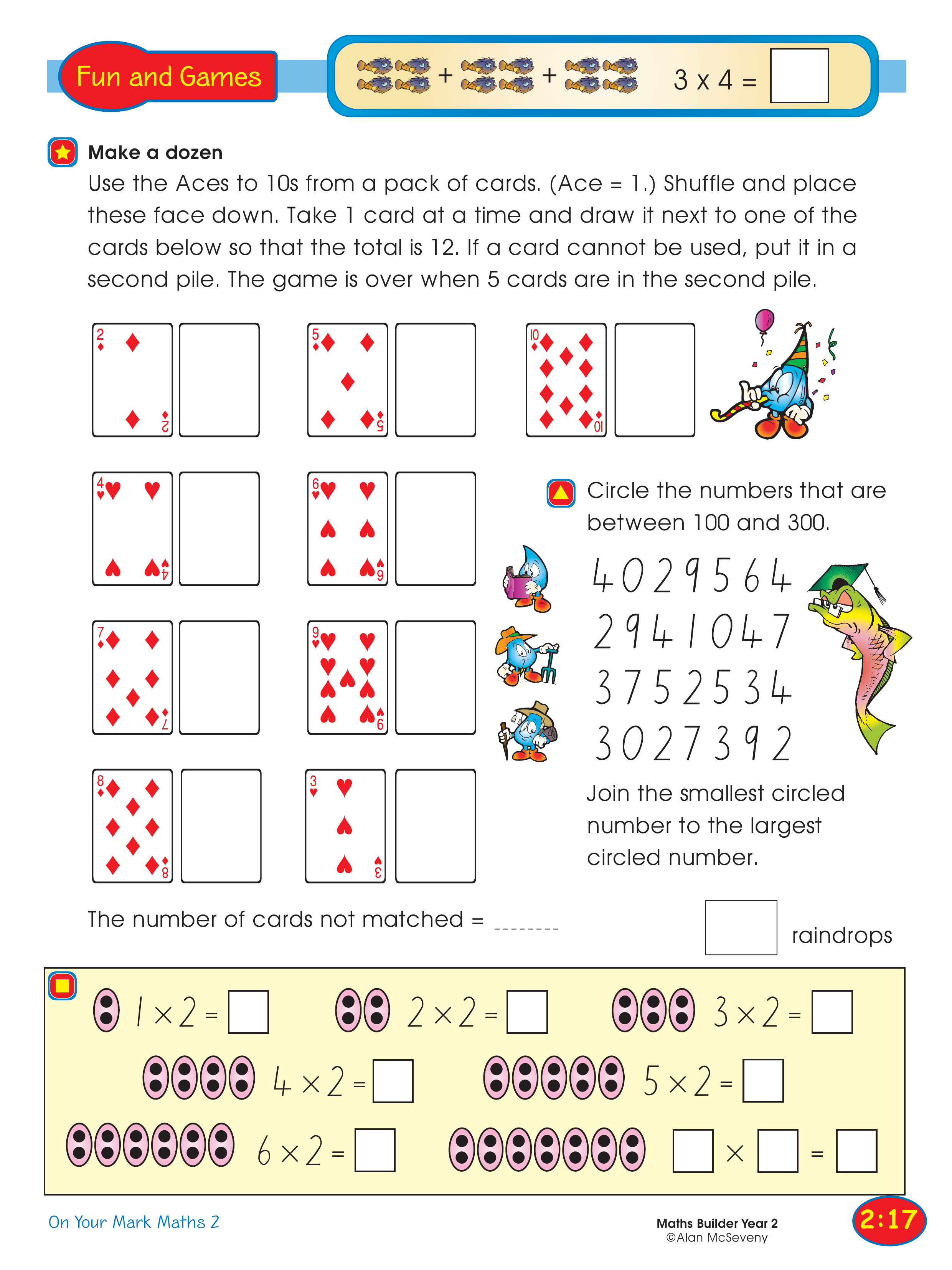 Make a dozen — worksheet preview