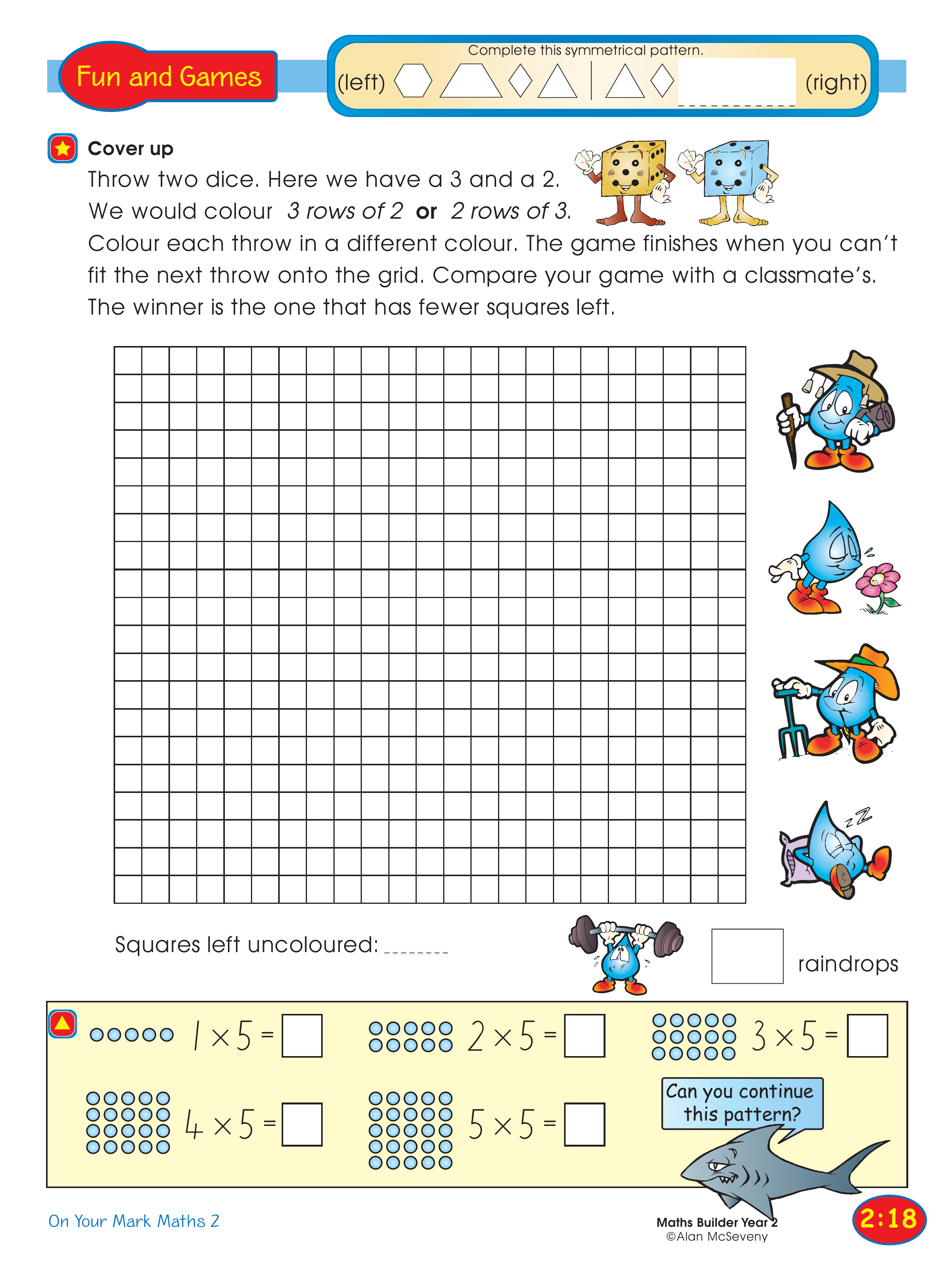 Cover up — worksheet preview