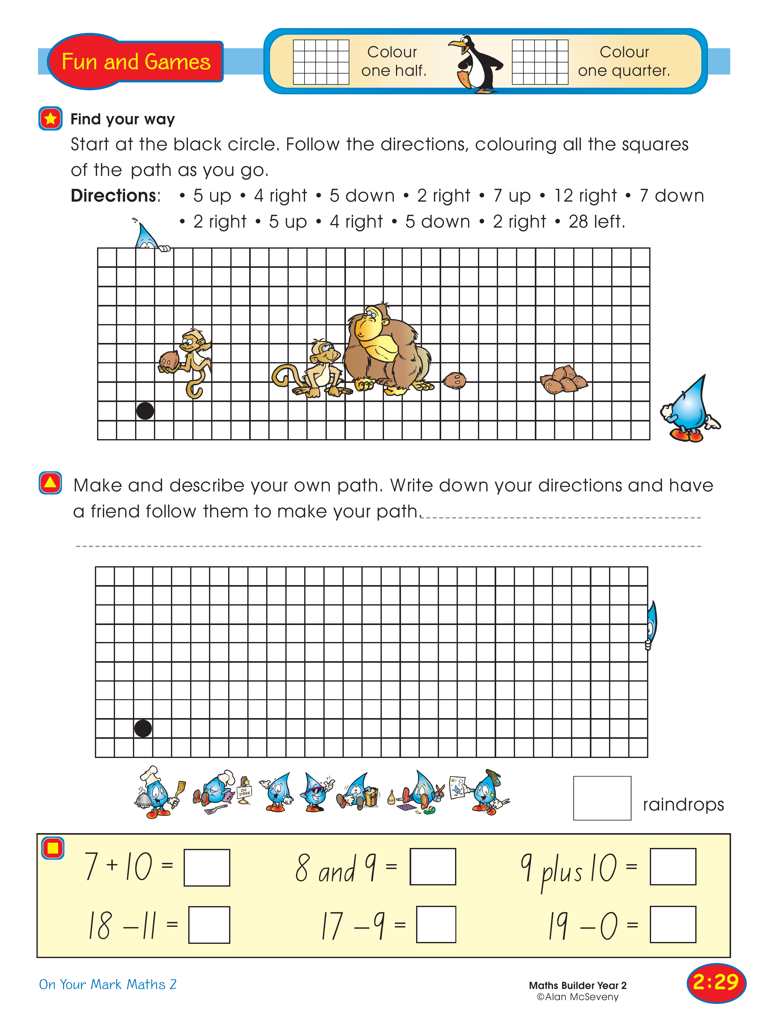 Find your way — worksheet preview