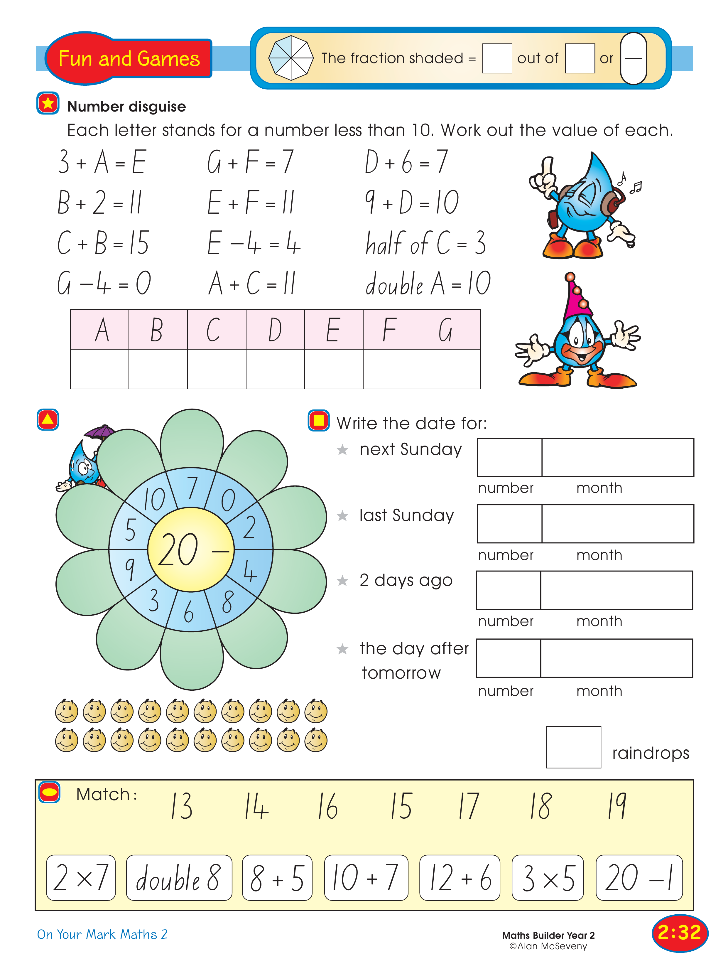 Number disguise — worksheet preview