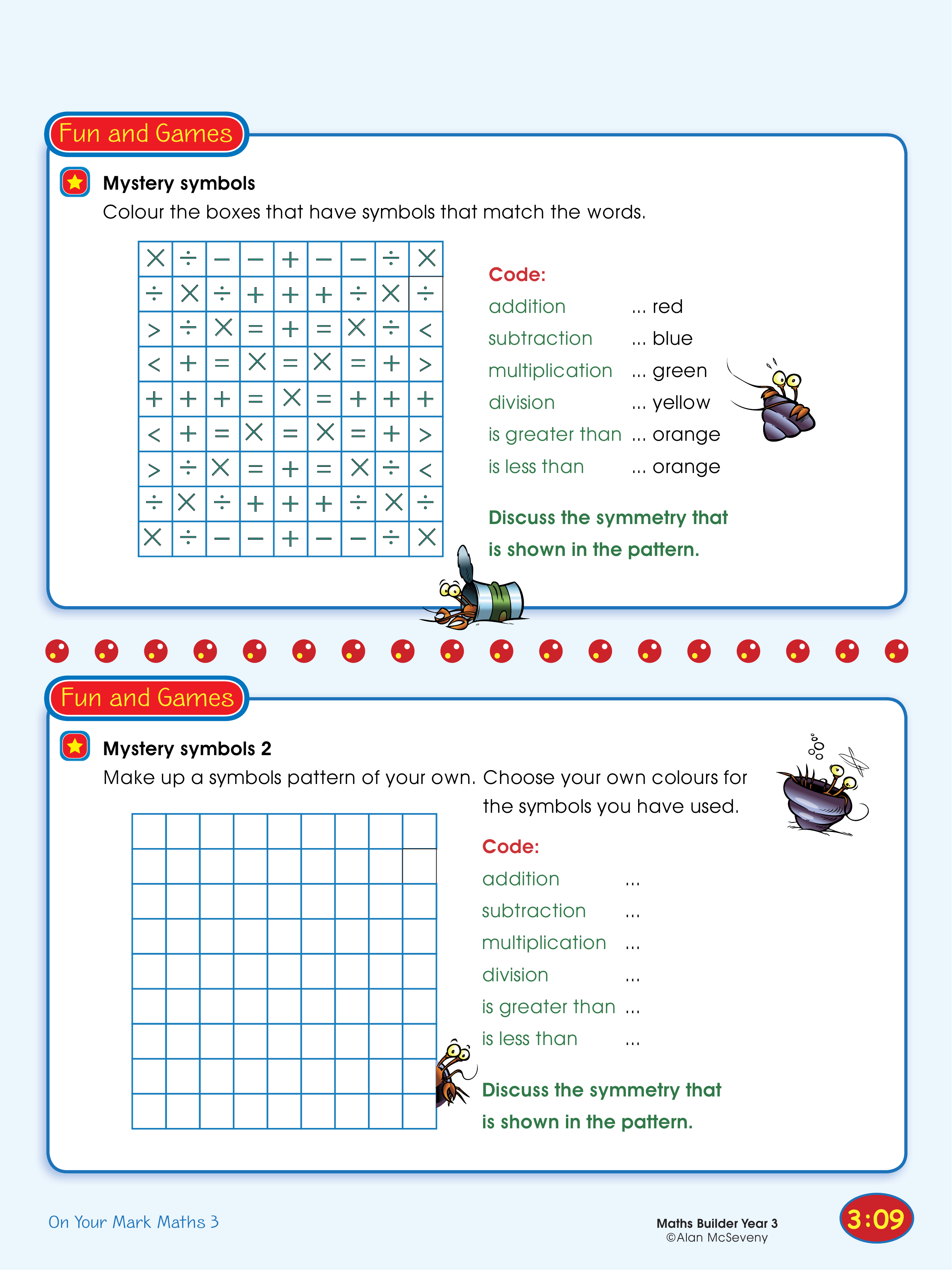 Mystery symbols/Mystery symbols 2 — worksheet preview