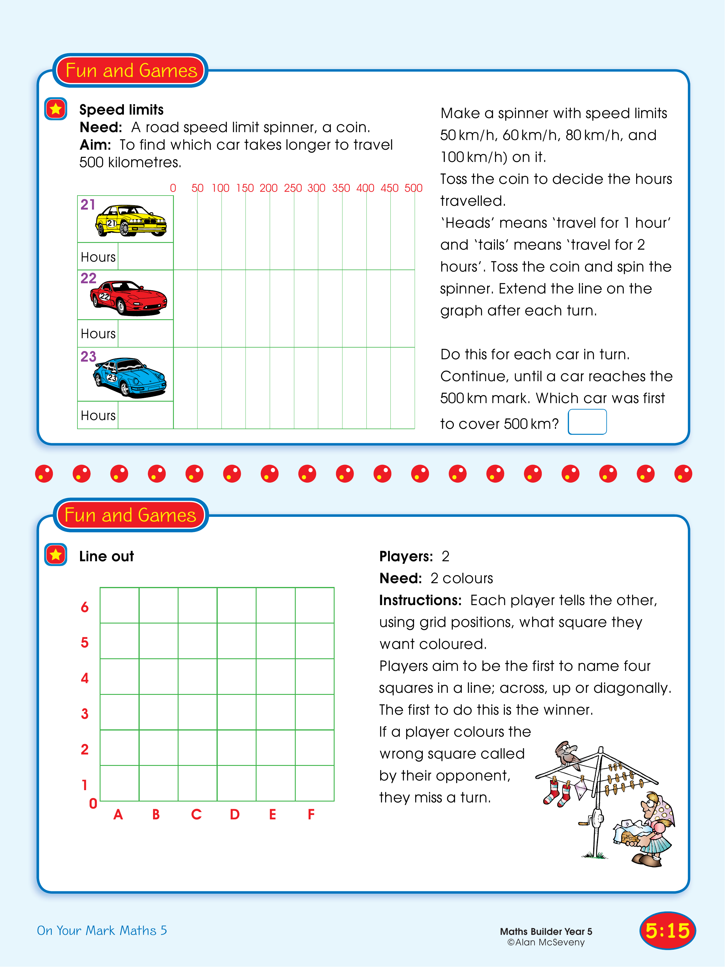 Speed limits/Line out — worksheet preview