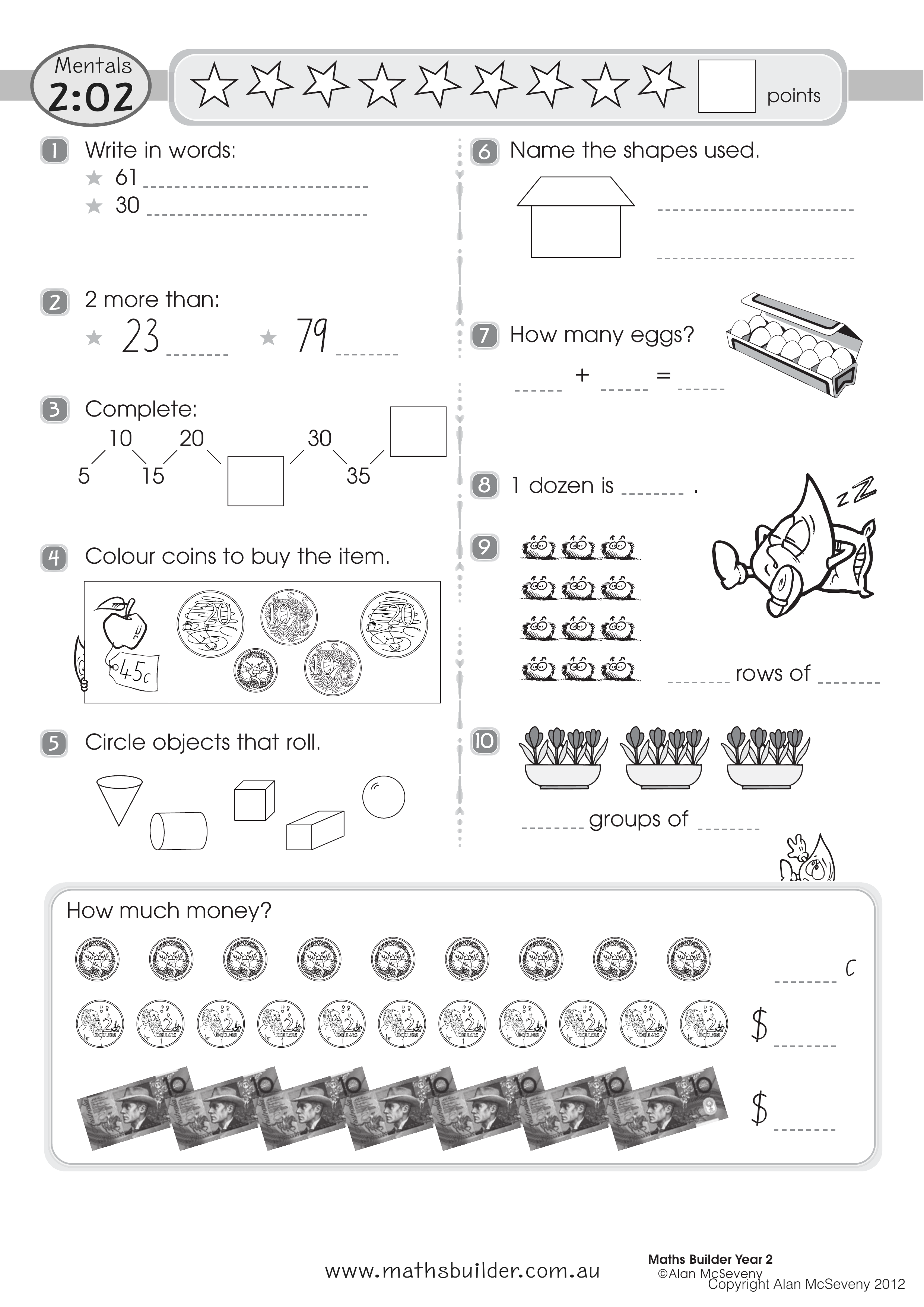 Mentals 2:02 — worksheet preview