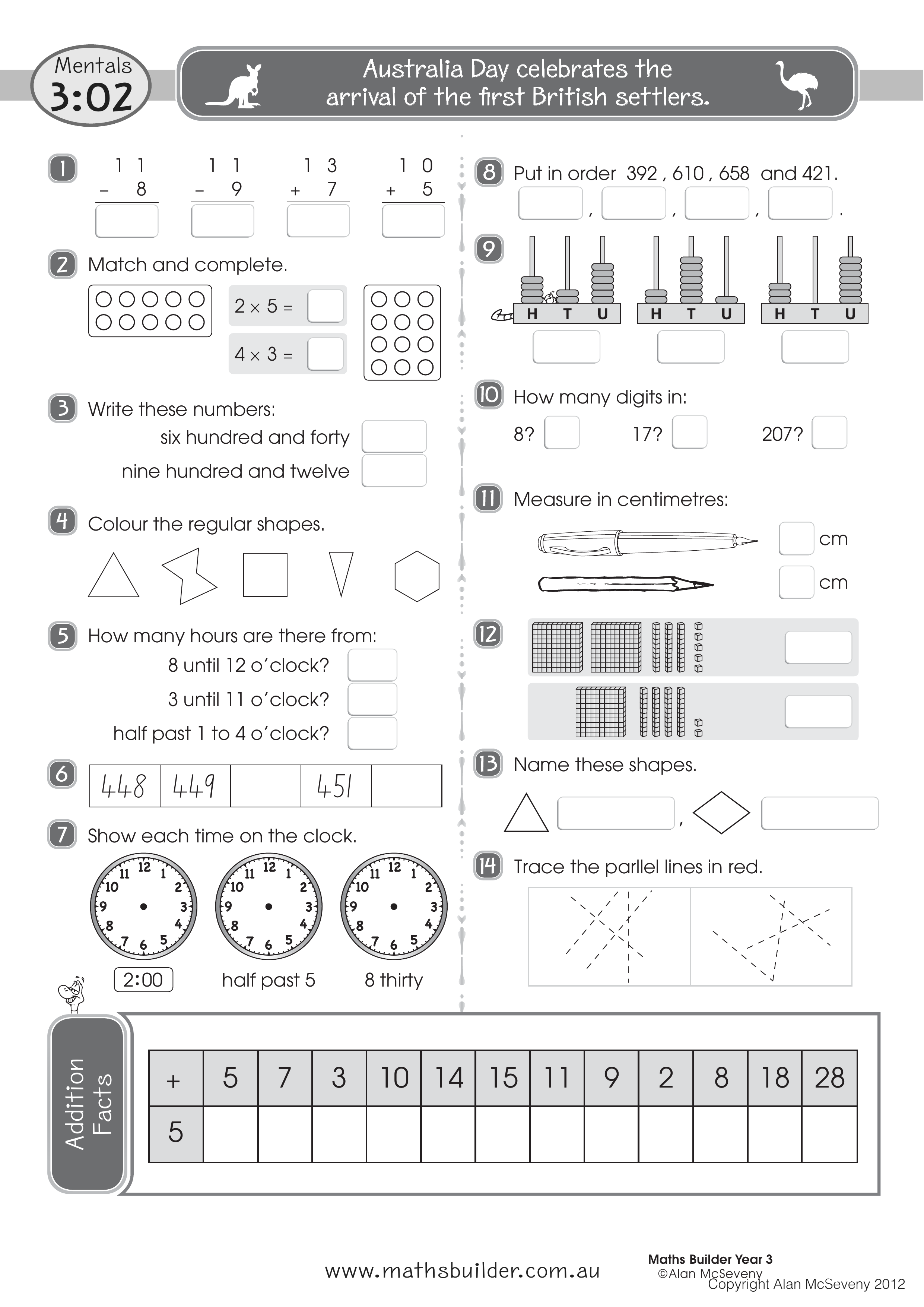 Mentals 3:02 — worksheet preview