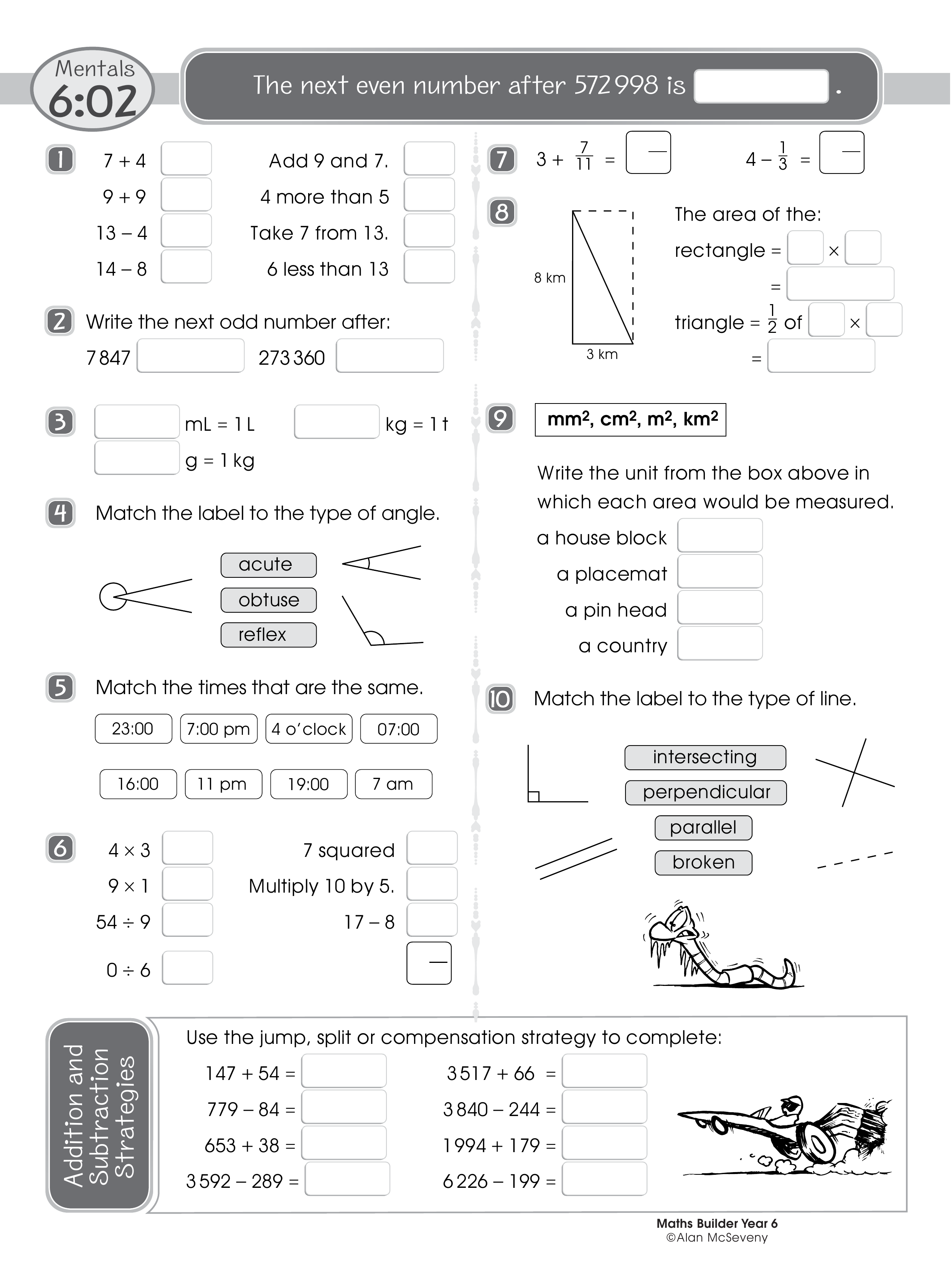 Mentals 6:02 — worksheet preview
