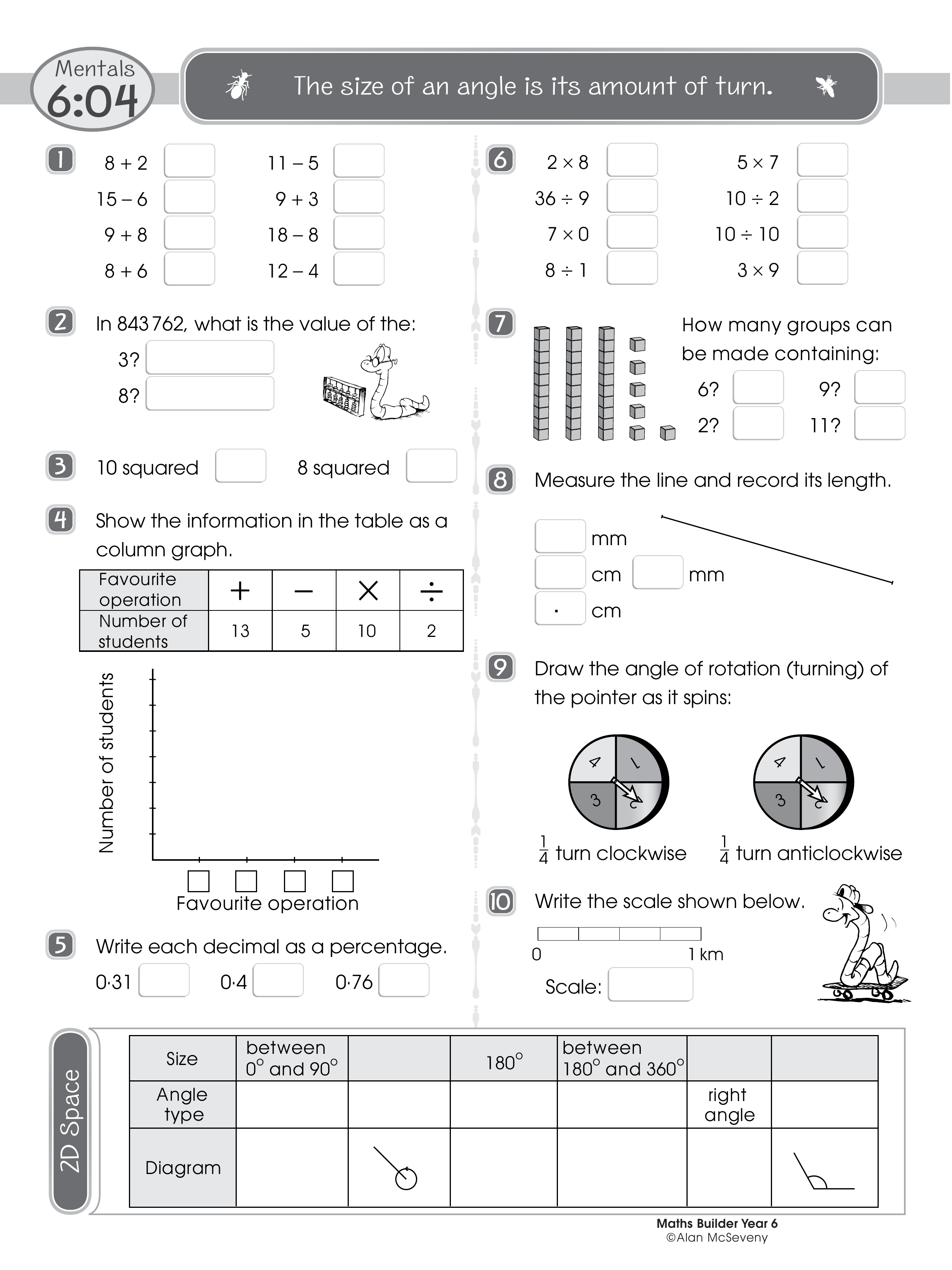 Mentals 6:04 — worksheet preview